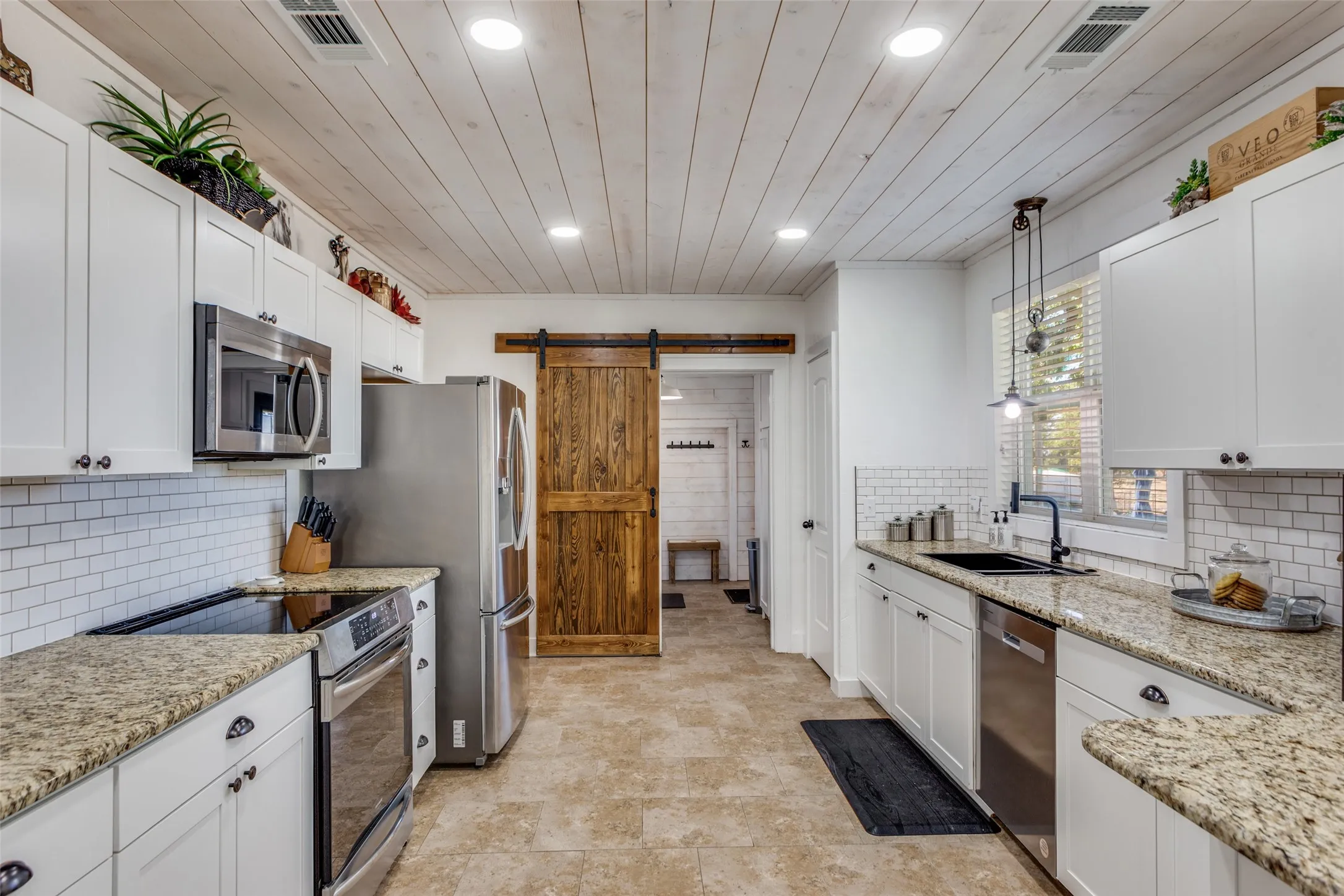 Kitchen into laundry