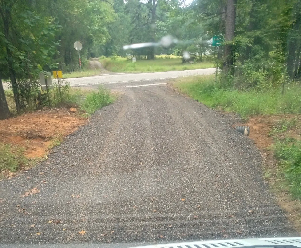 View of asphalt street