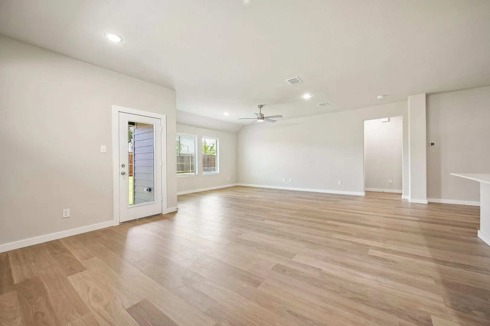 Living Room in the Harrison home plan by Trophy Signature Homes