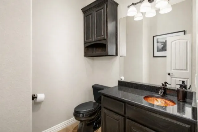 Downstairs half bathroom