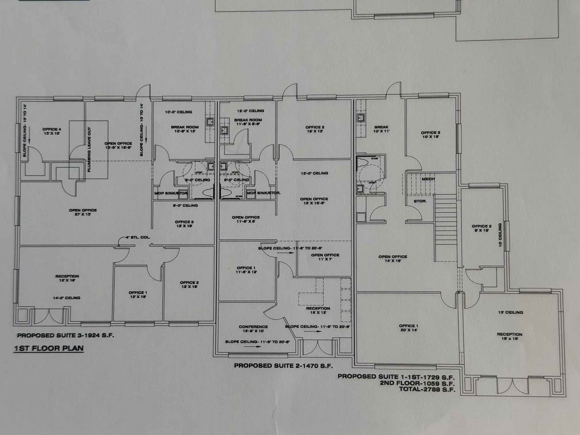 View of floor plan / room layout