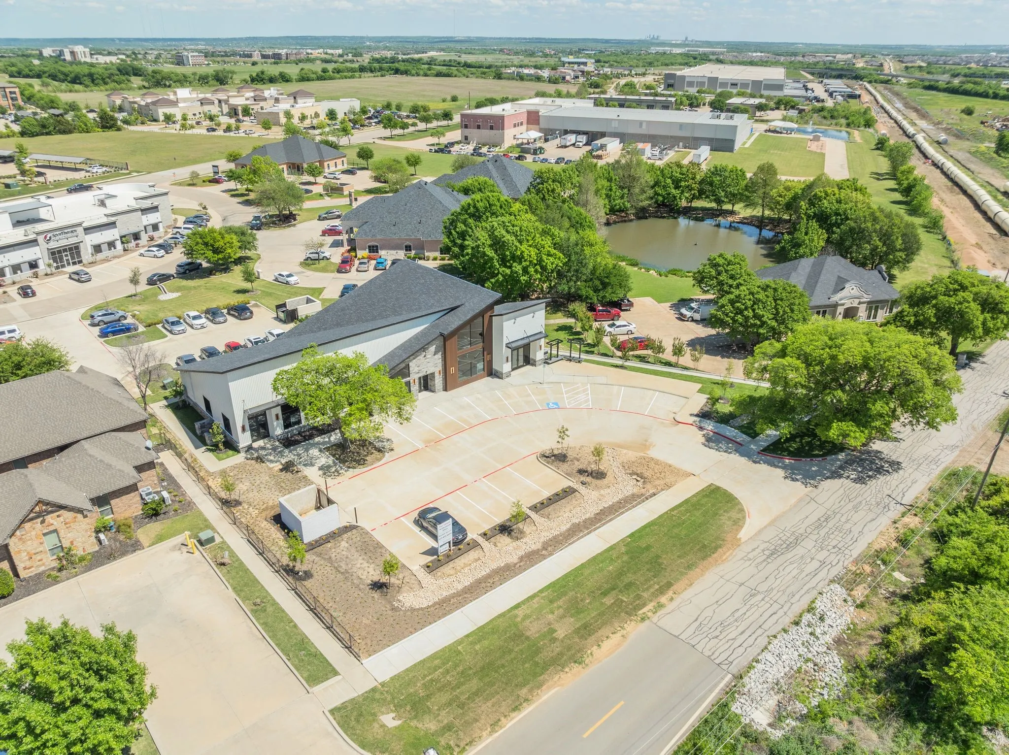Drone / aerial view