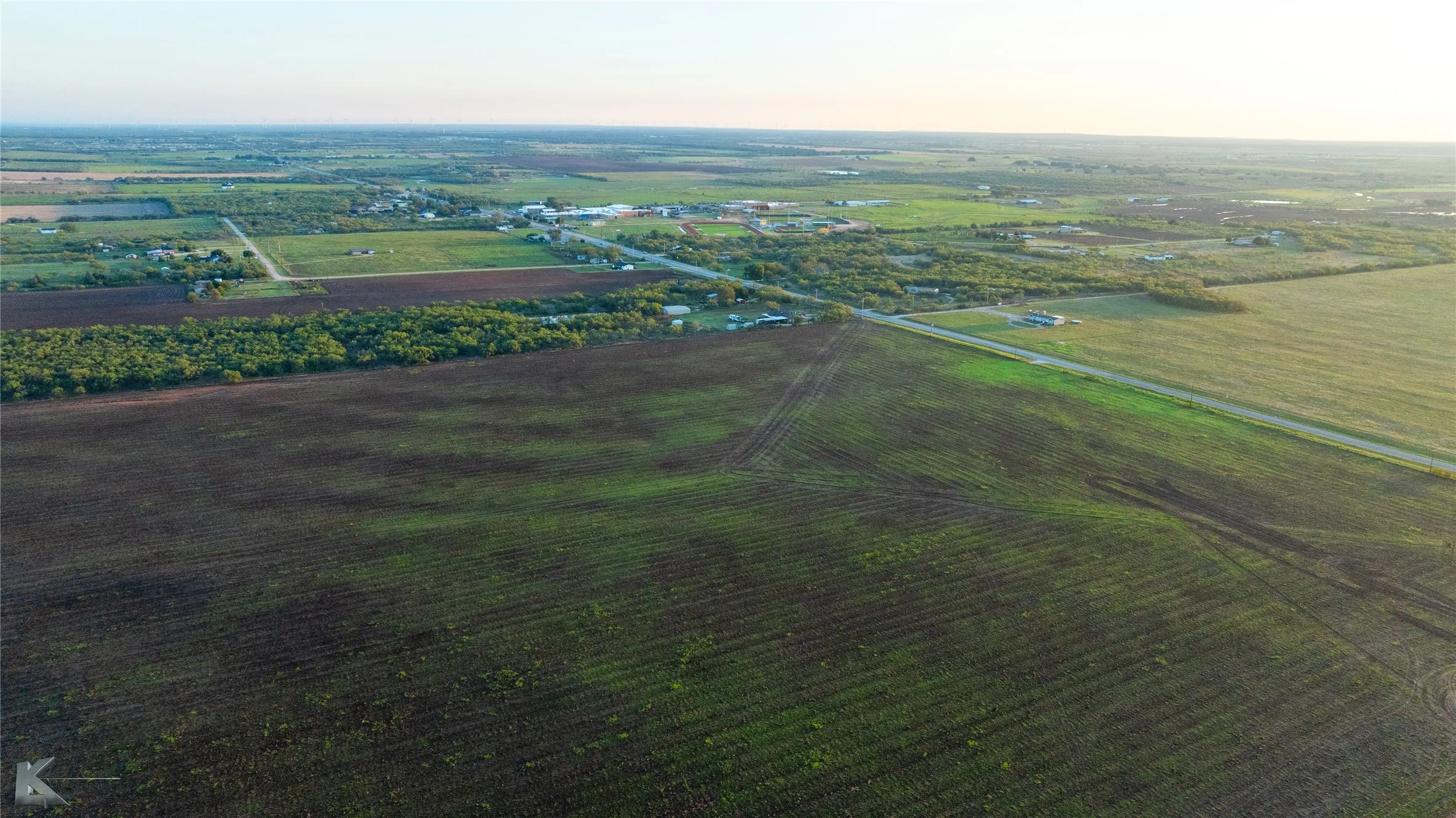 View of rural area featuring extensive farmland
