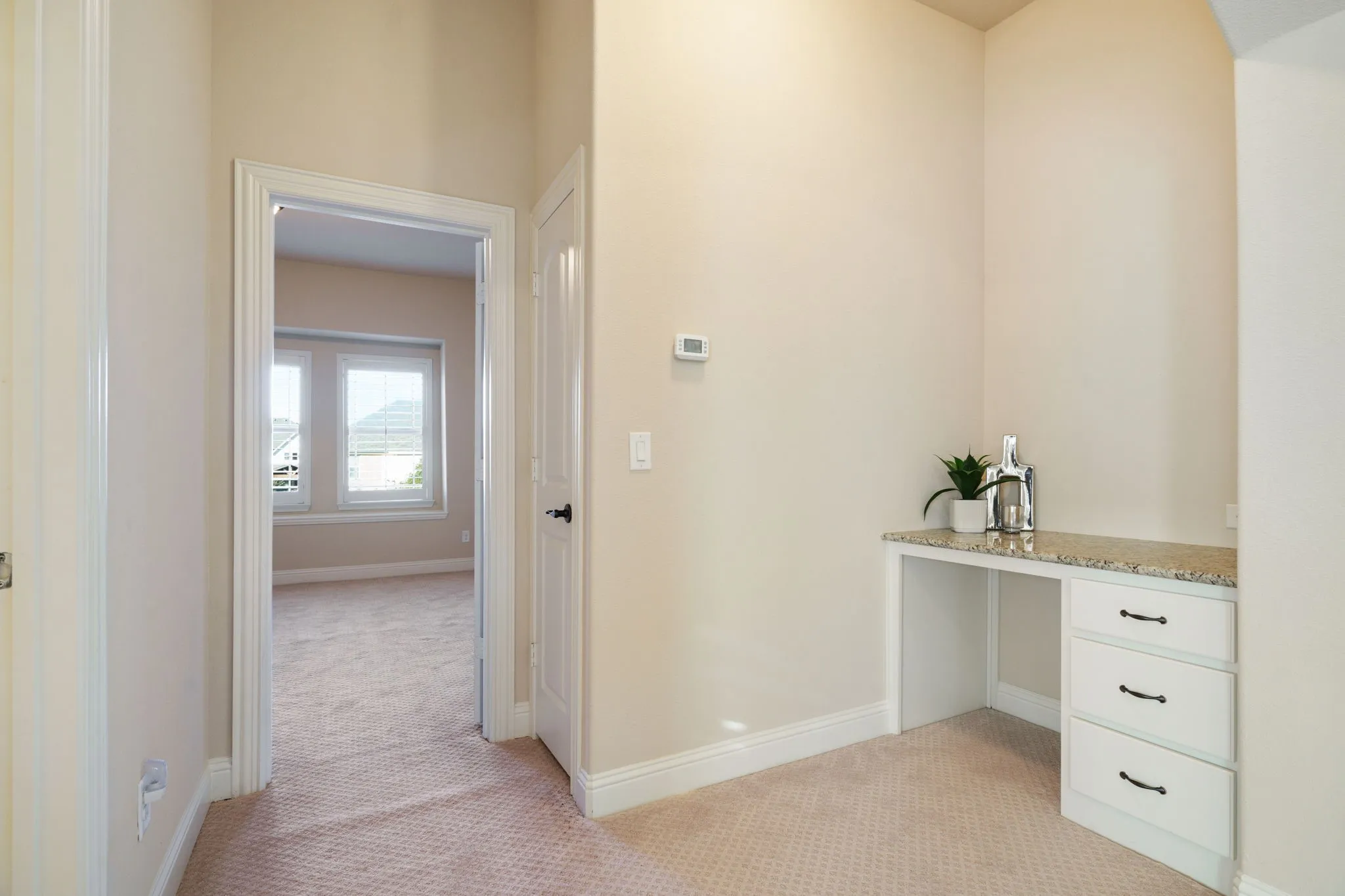 Built in Desk in upstairs Game Room