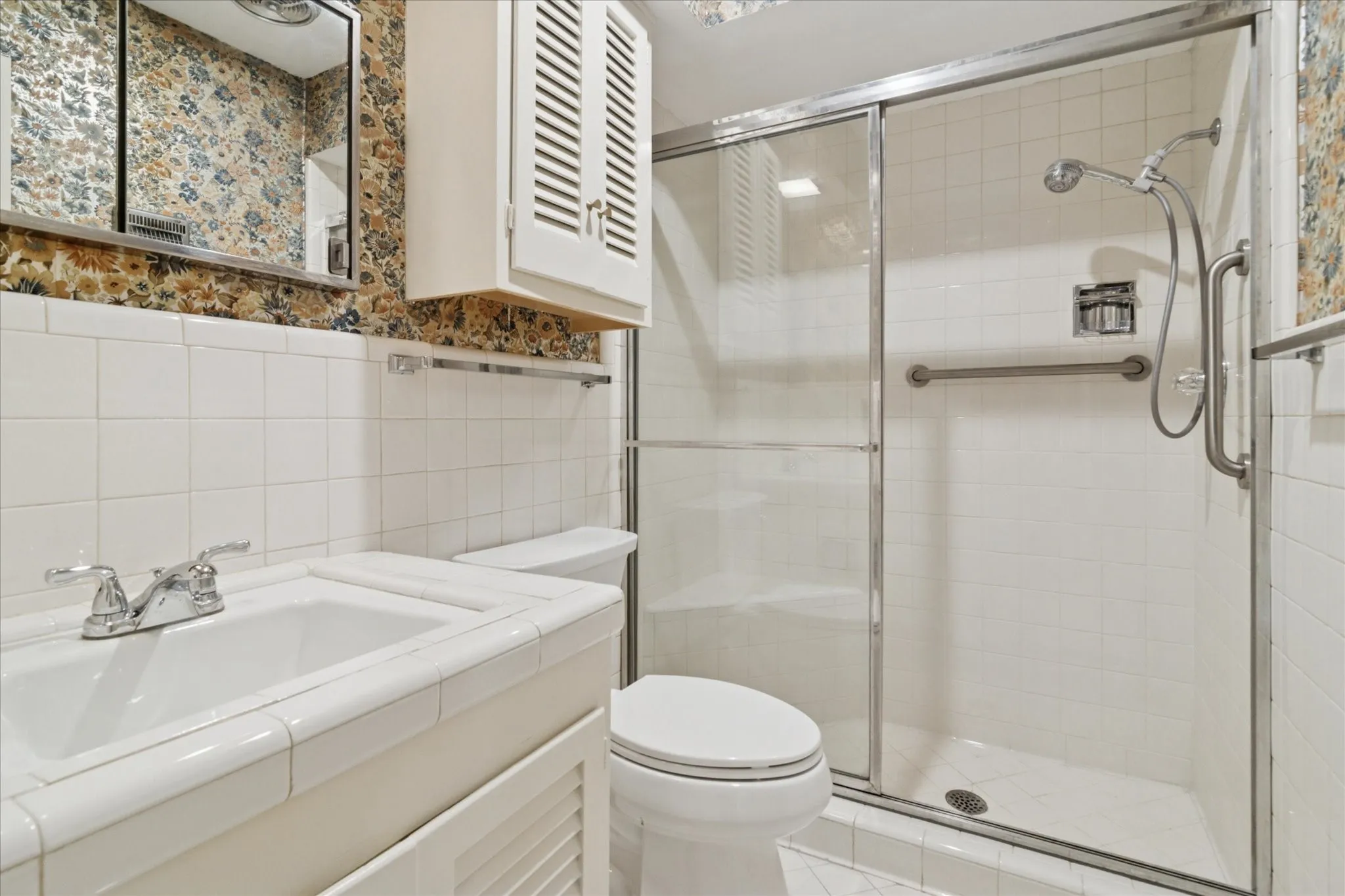 Primary bath with shower