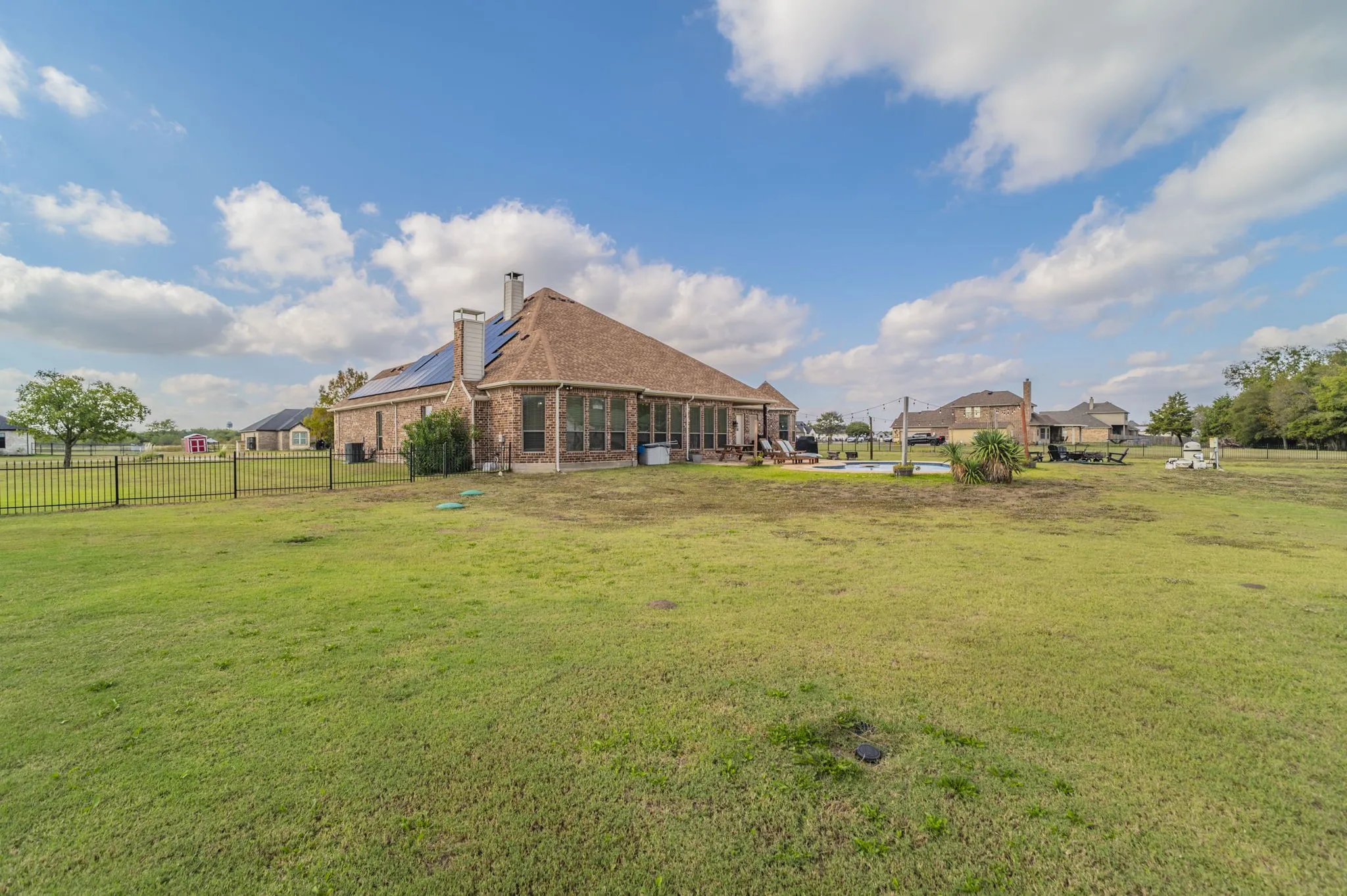 View of the back of the property.