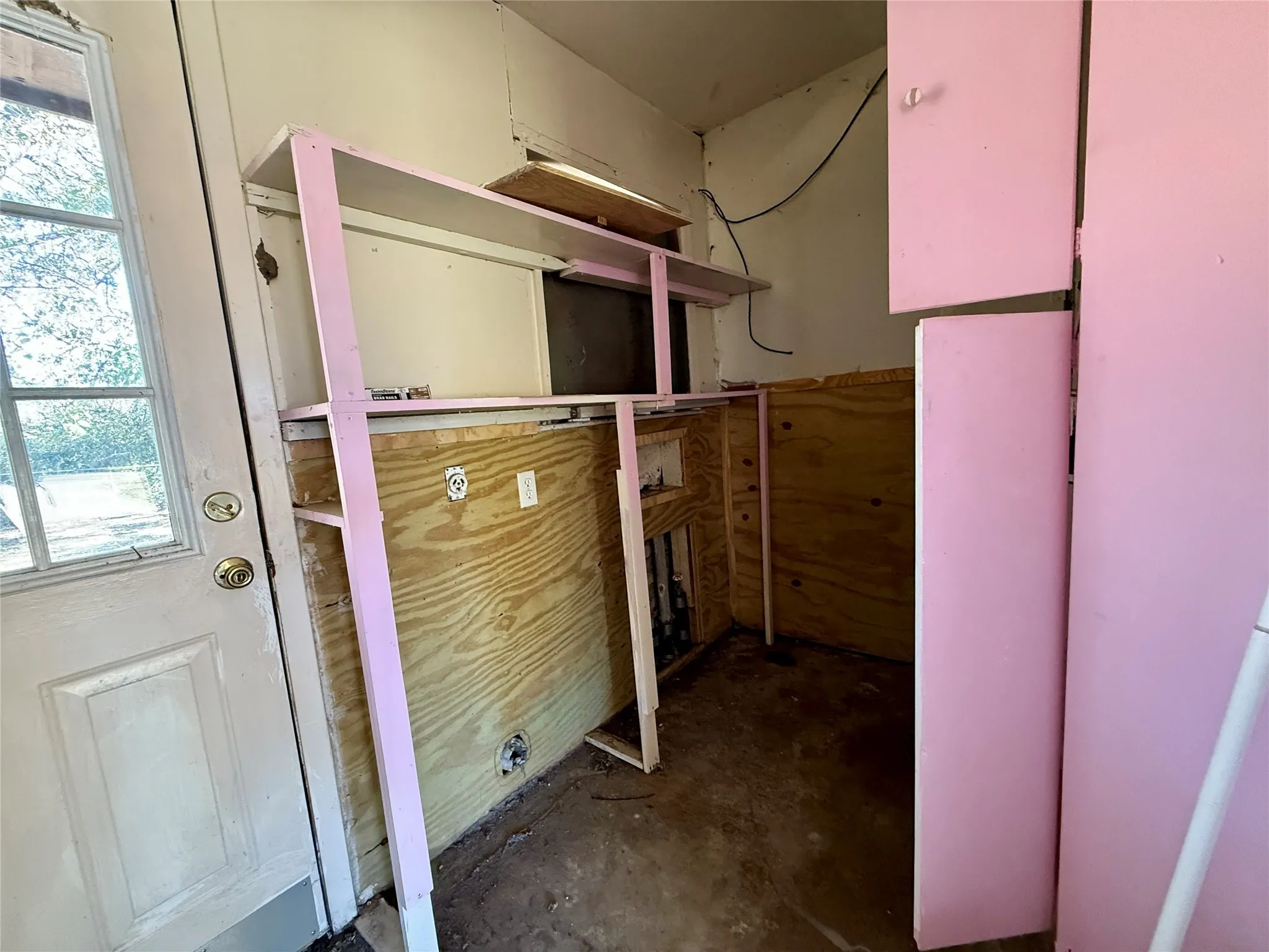 Laundry in garage