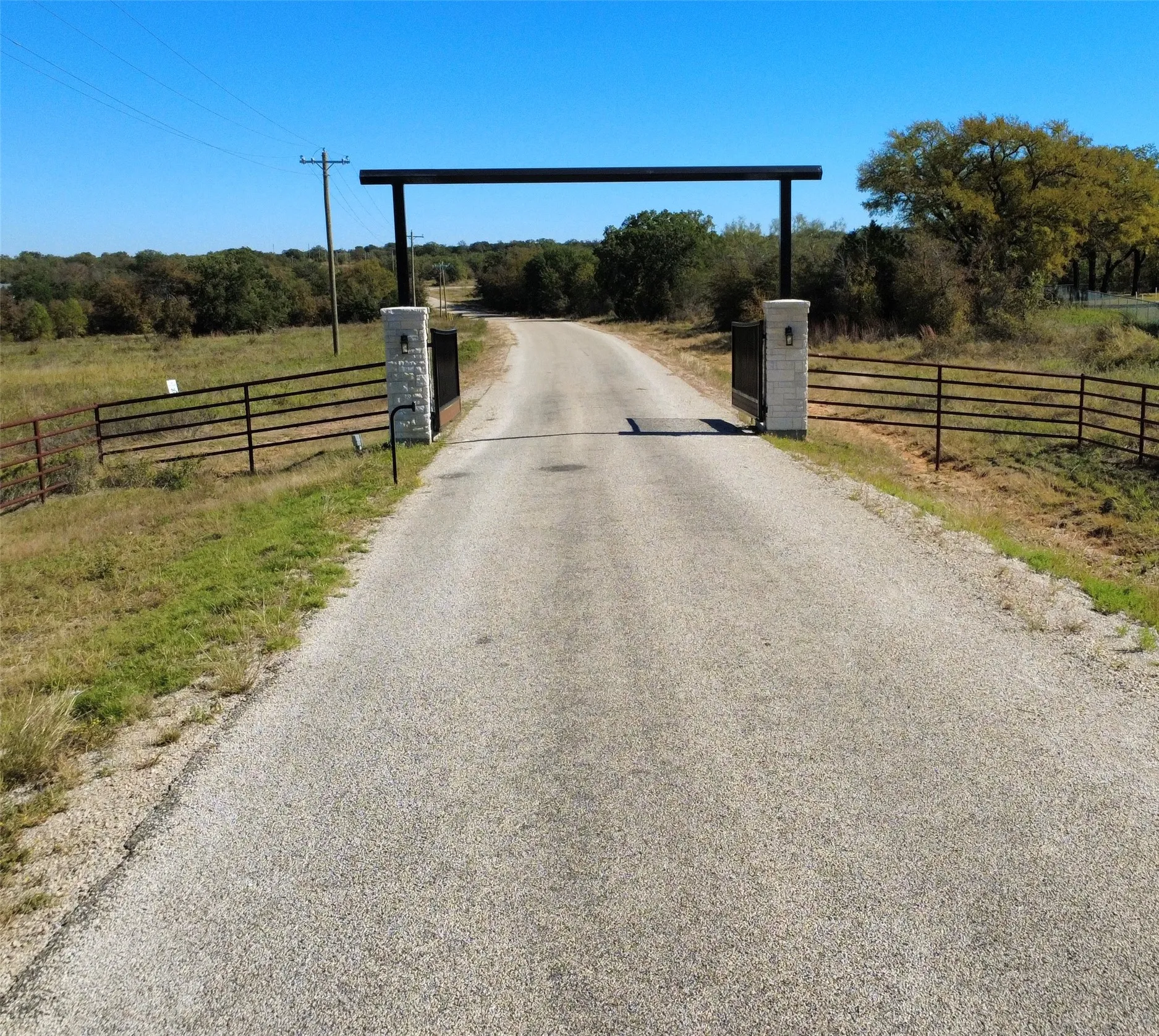 View of road with a view of countryside