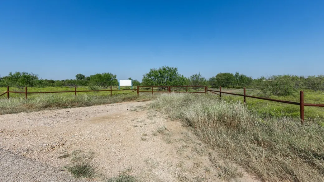 View of yard with a view of countryside