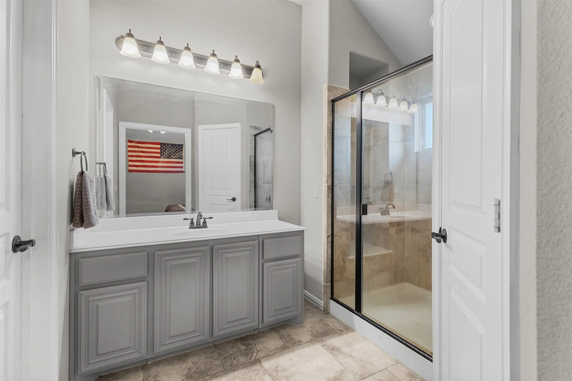 Modern and upgraded secondary bathrooms