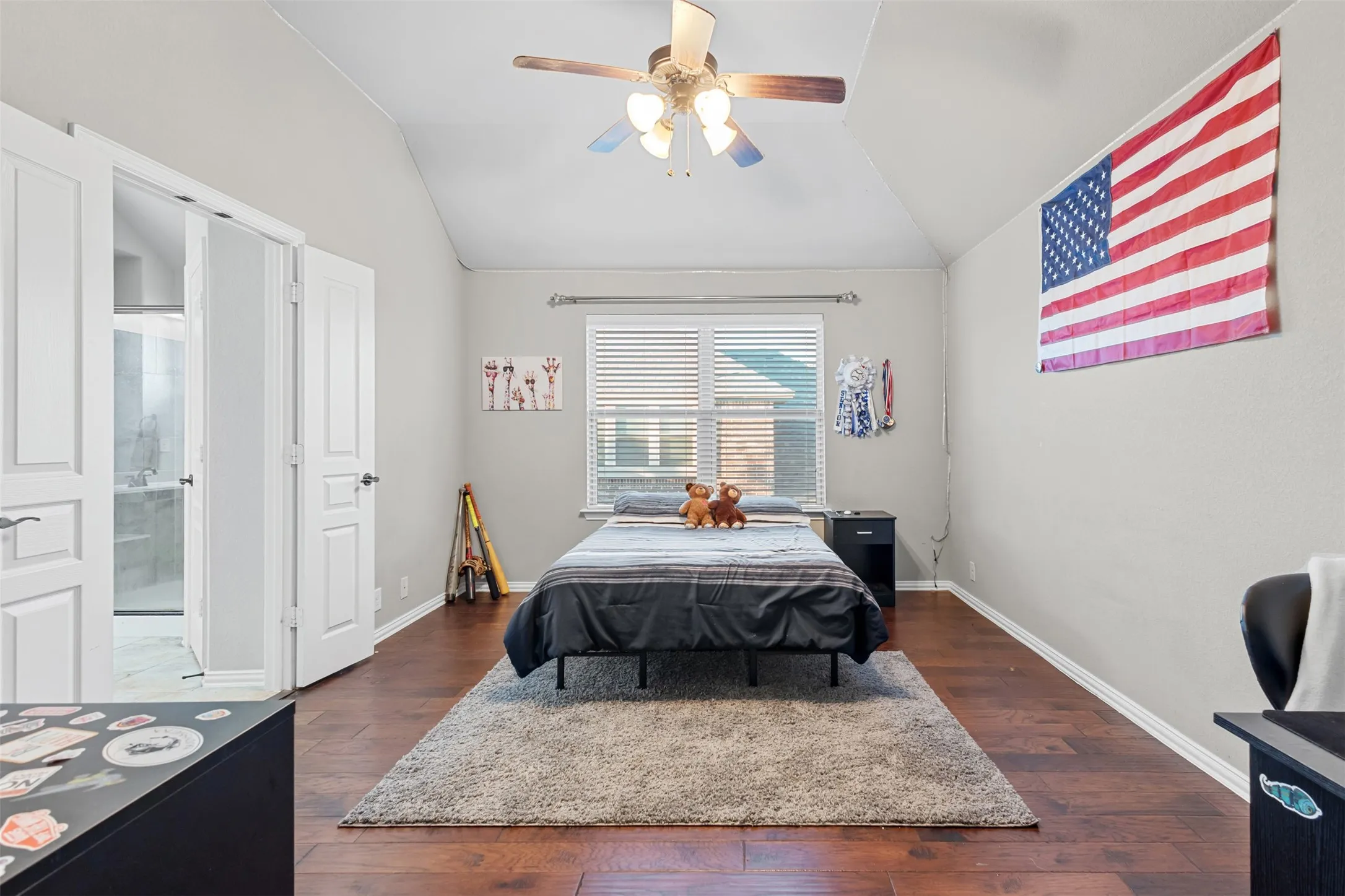 Spacious secondary bedrooms