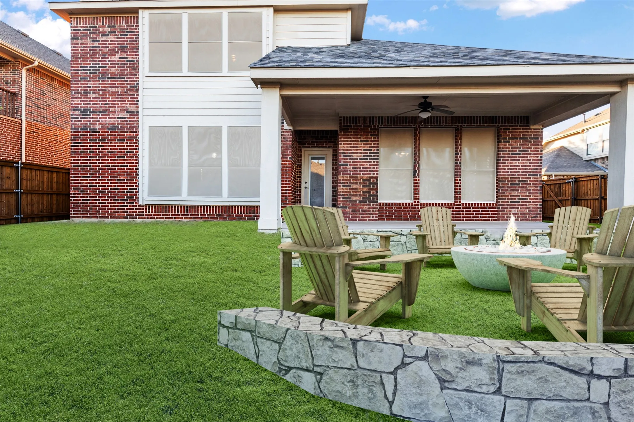 *Virtually edited to show possibilities of the backyard!*