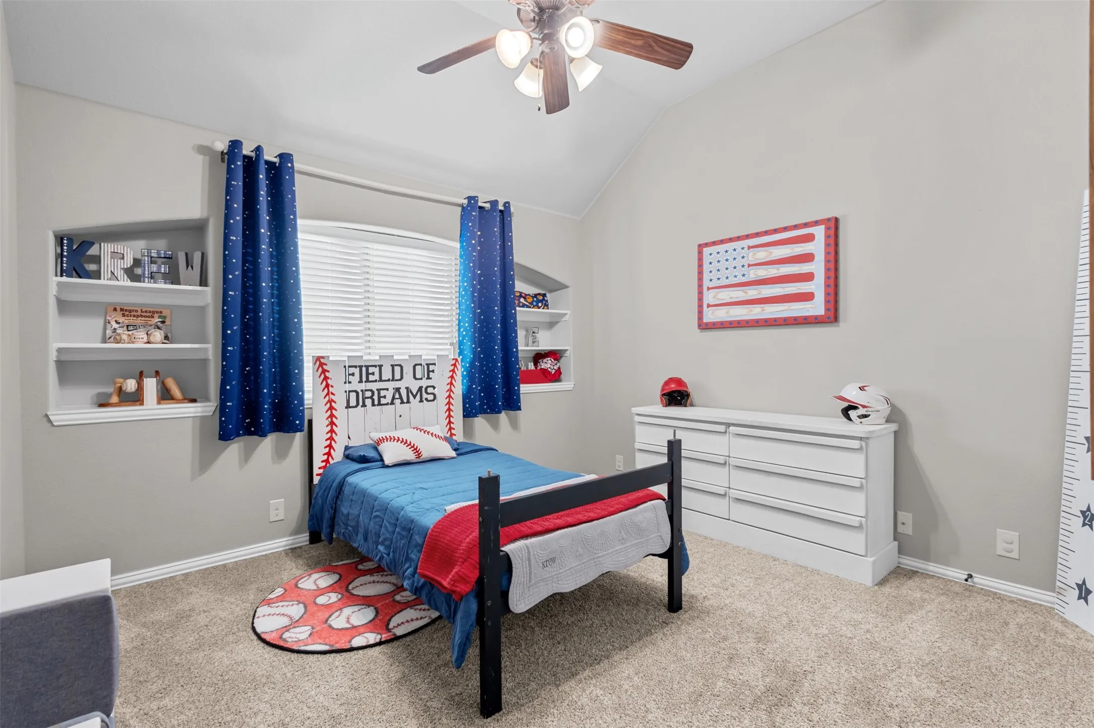Spacious secondary bedrooms