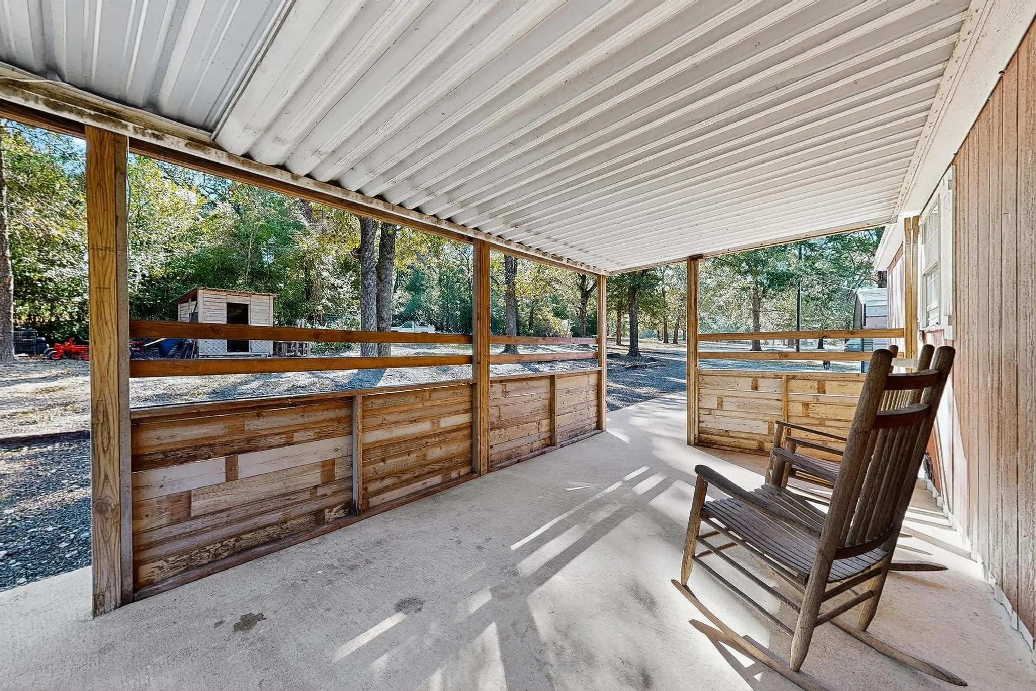 View of patio