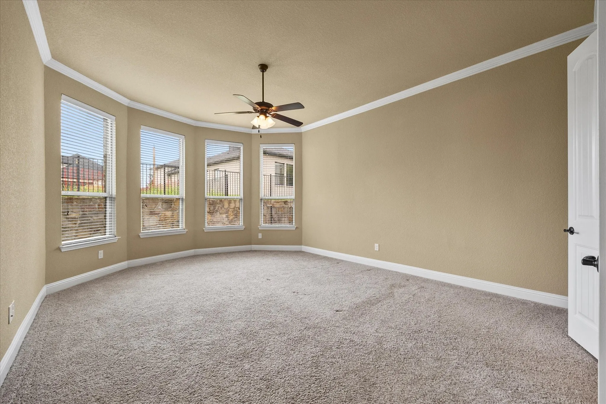 Owner's suite includes master bedroom with sitting area.