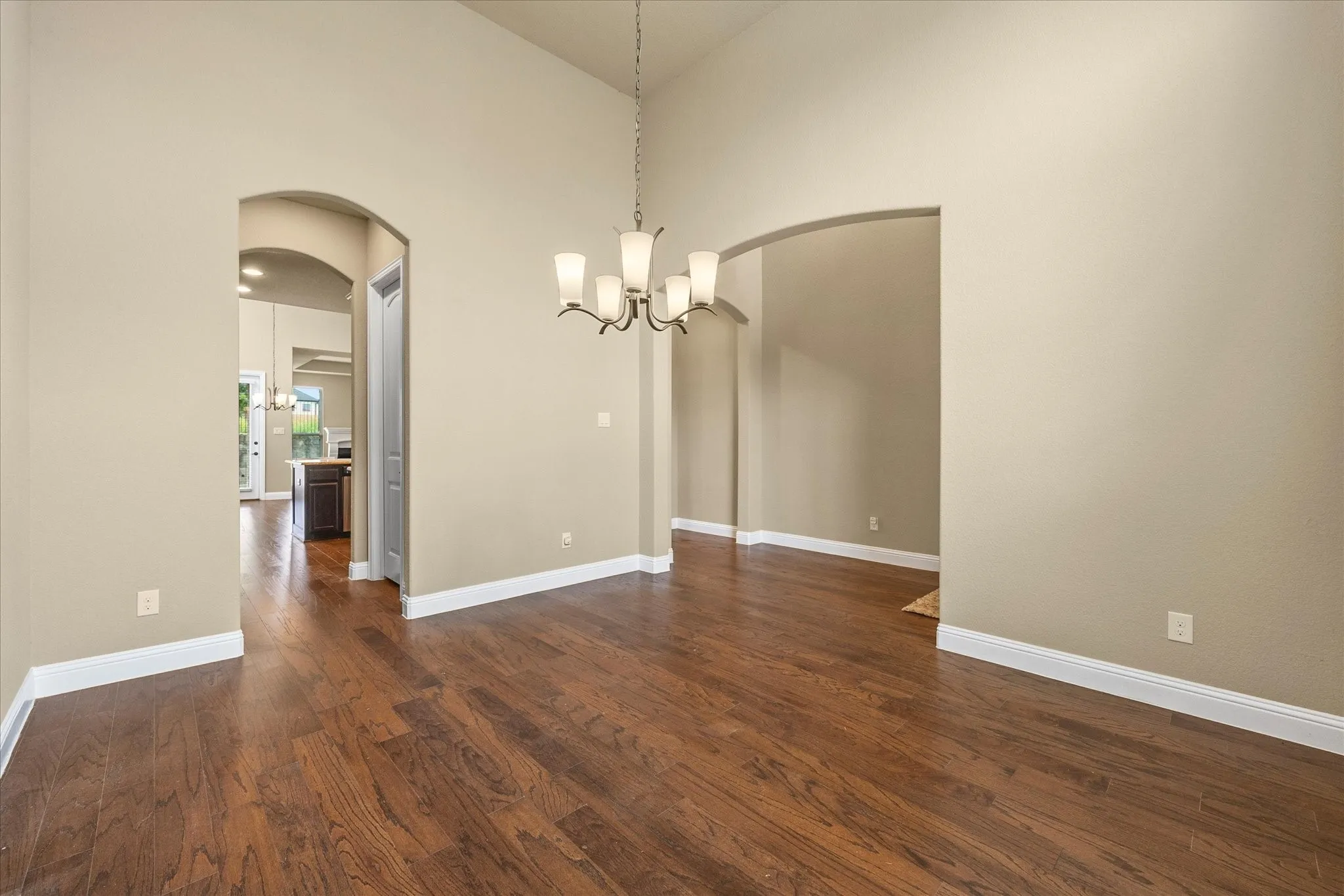 Perfect place for hosting family dinners in this beautiful dining area.