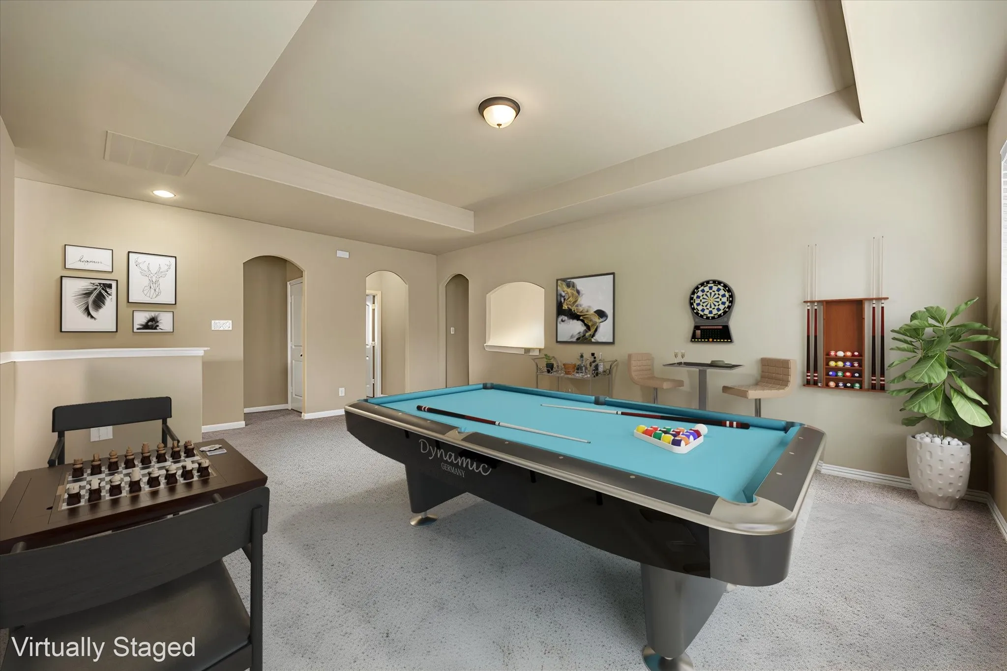 2nd living area-game room-media room will be a hit with family and friends!