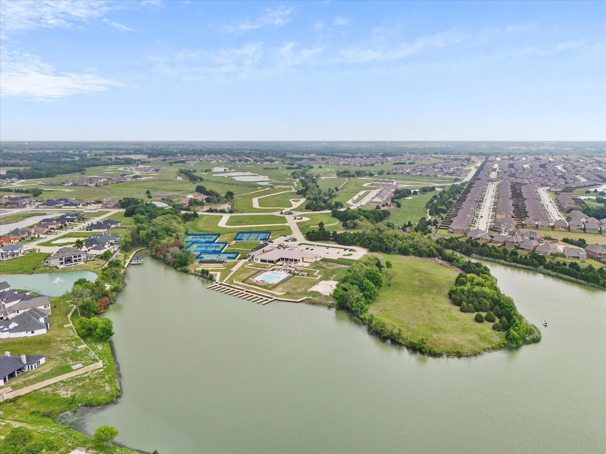 Overview of resort style community
