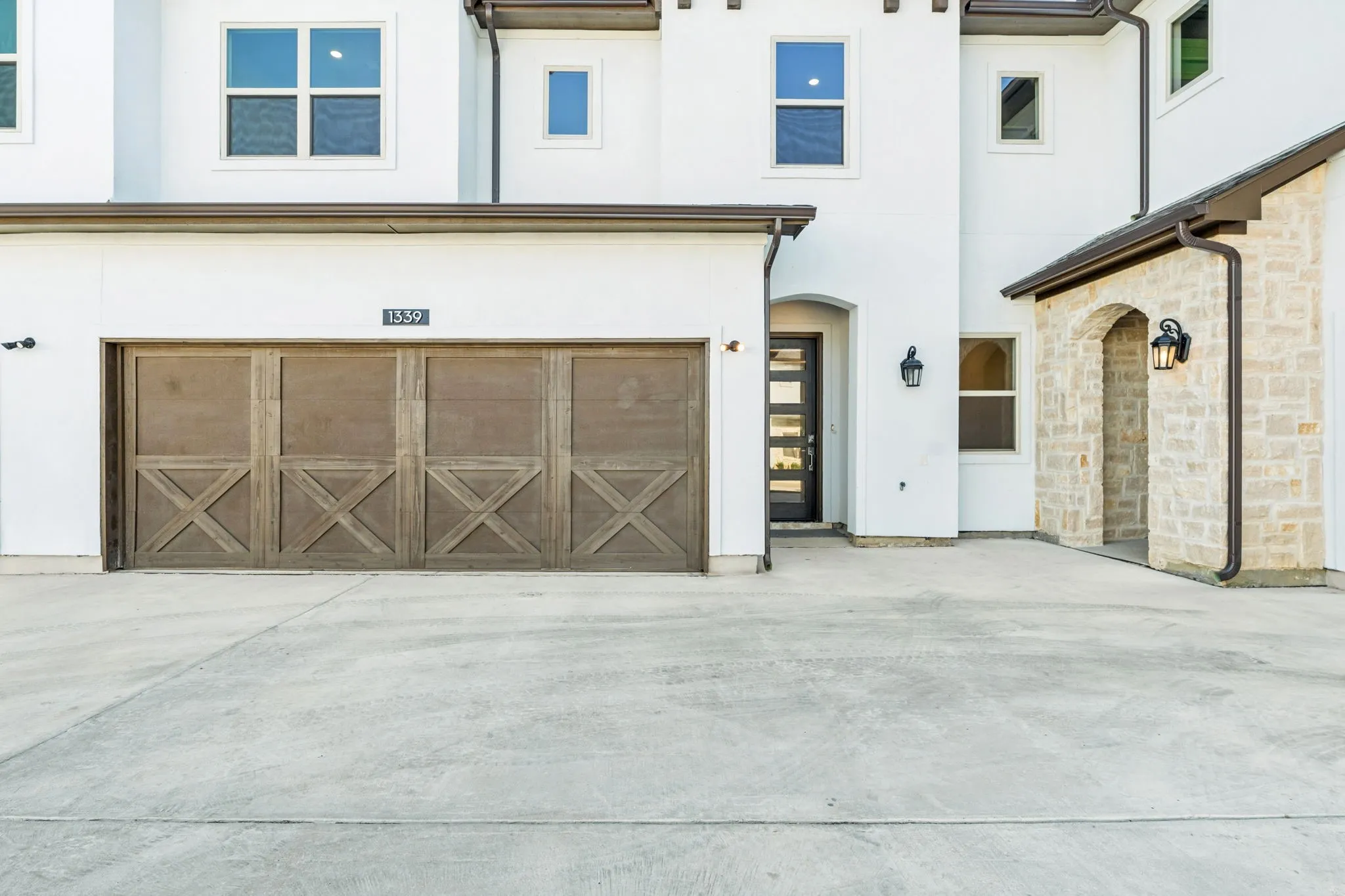 2 car garage.