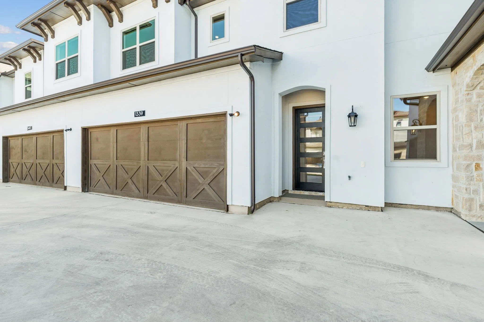 Newly constructed townhome like condos.