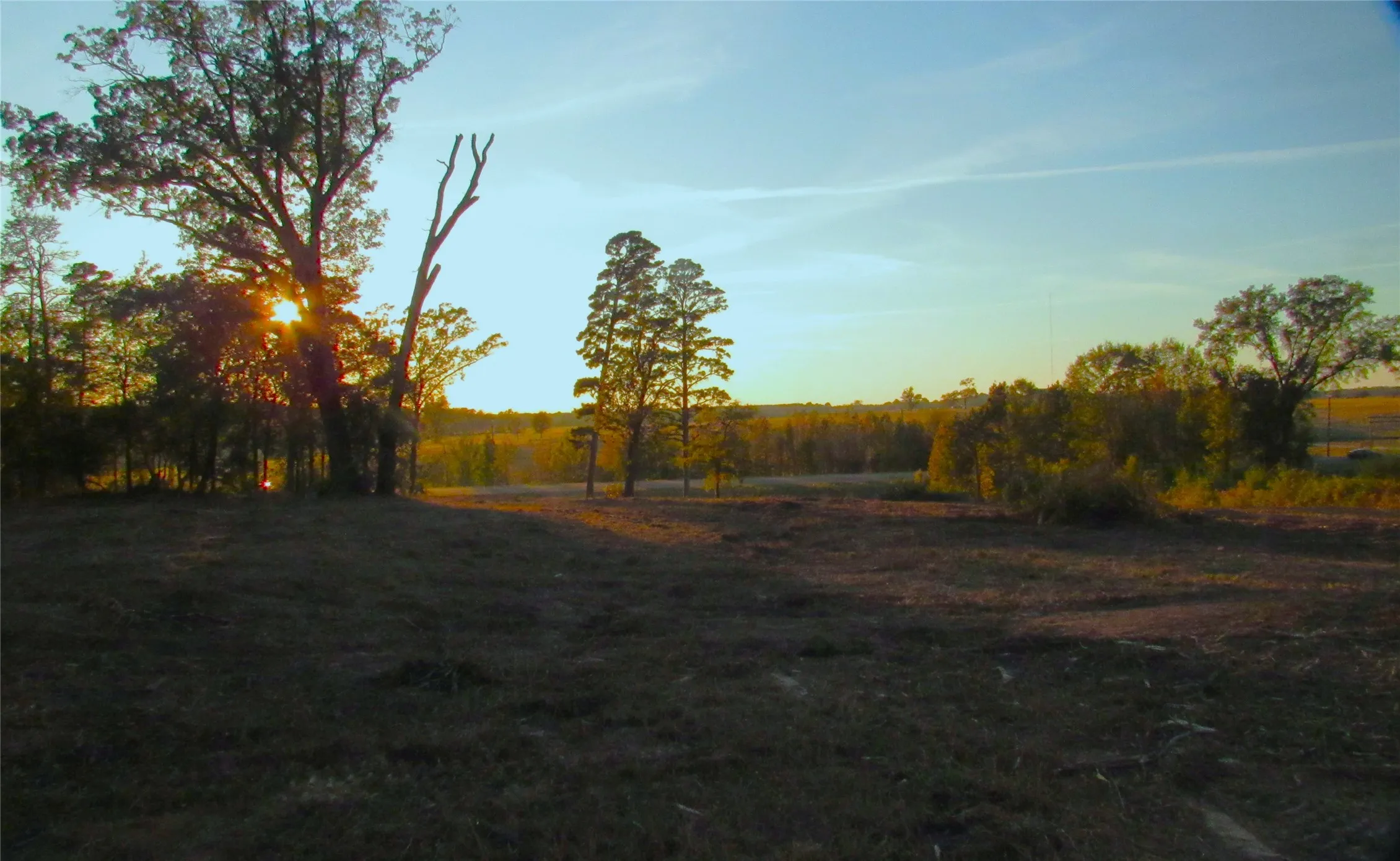 Great views and sunsets from the hilltop