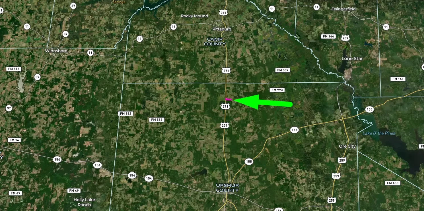 Proximity to several lakes and popular E Tx hotspots