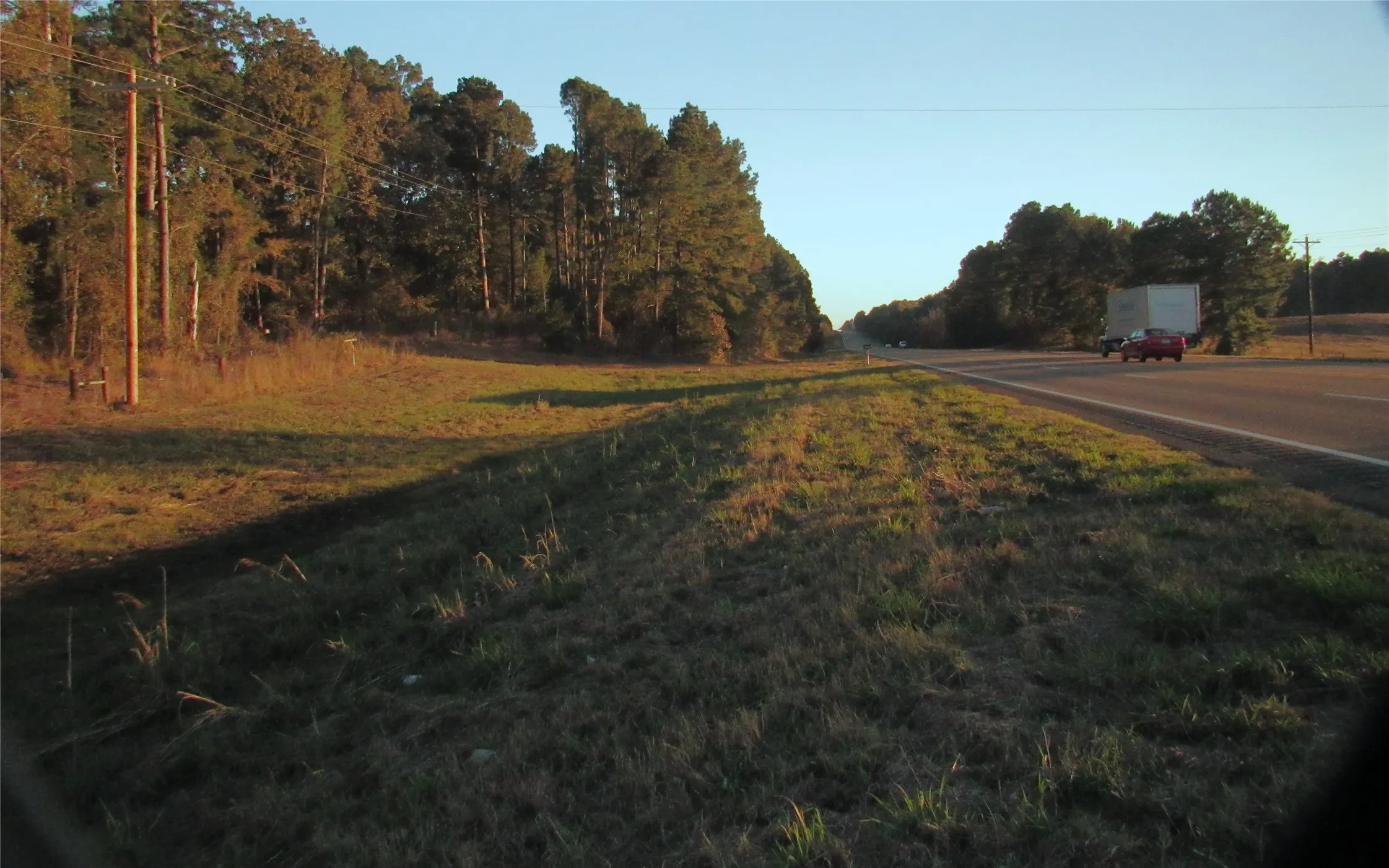 facing south on Hwy 271