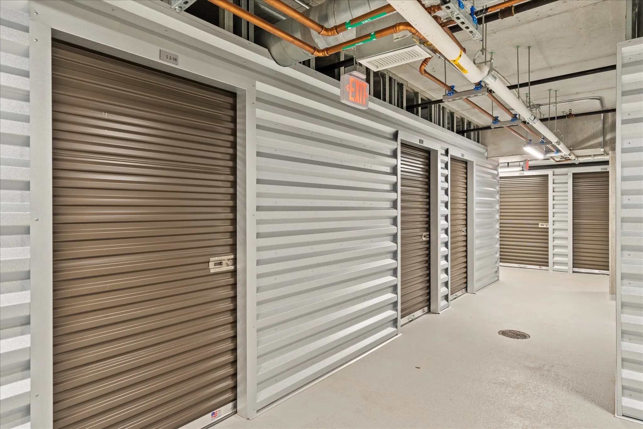 inside storage 2 units