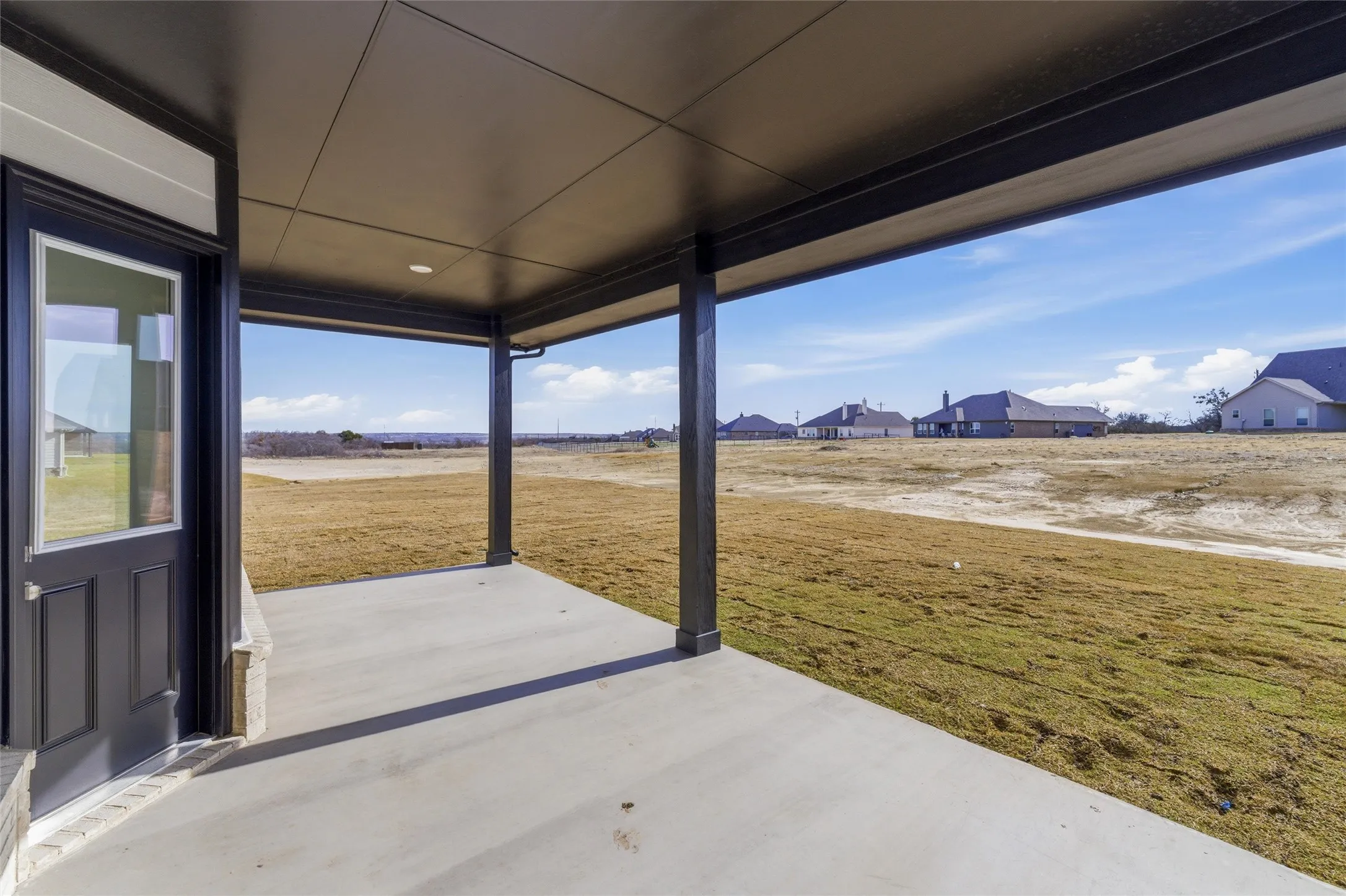 View of patio with a residential view