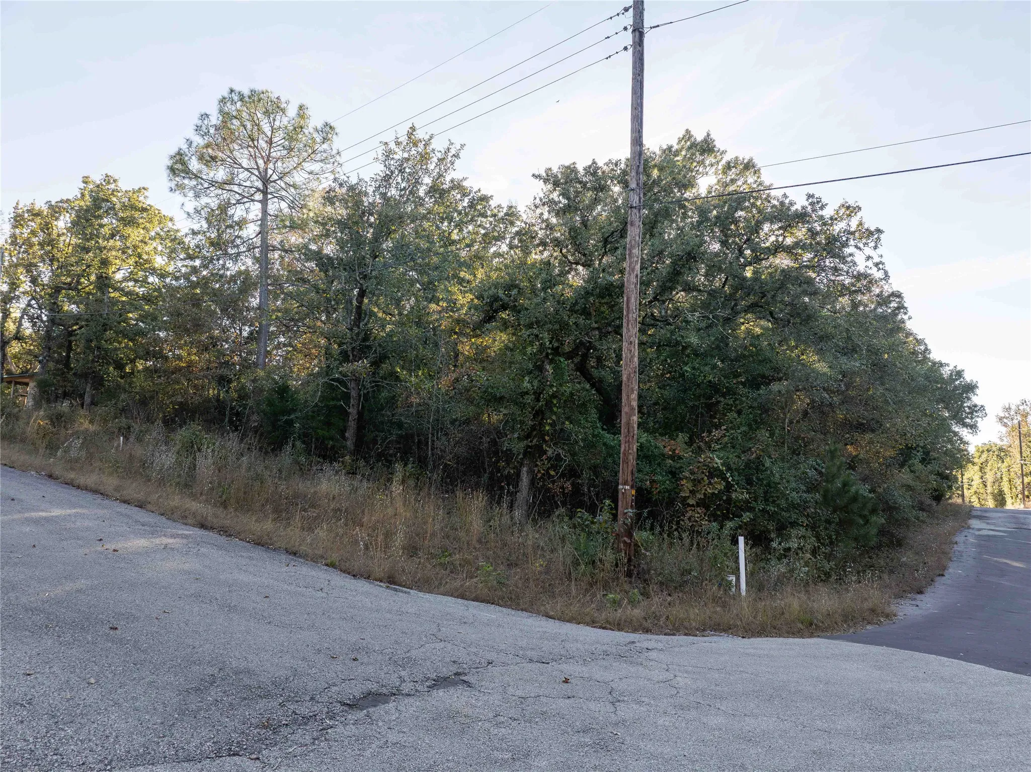 View of two corner lots totaling .64 acres located 2 blocks from the lake