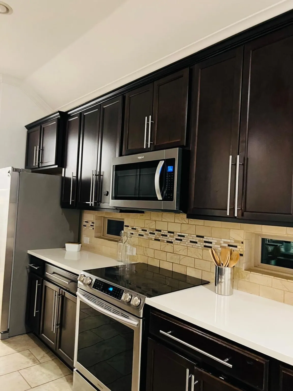 stainless steel appliances