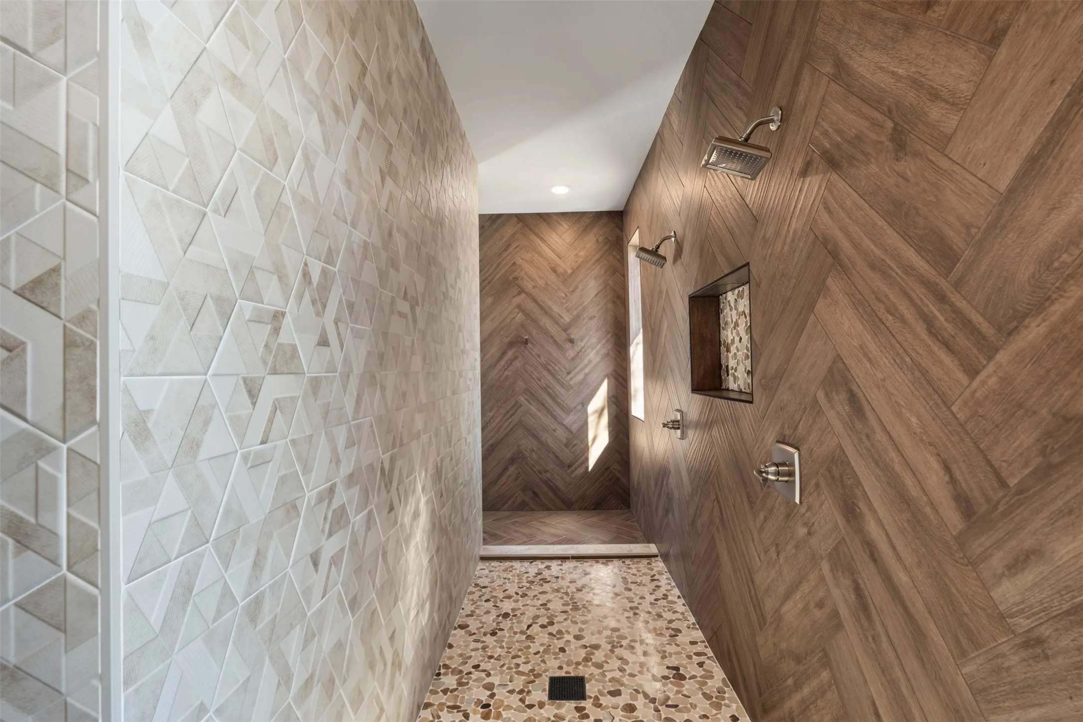 Incredible pass-thru shower
