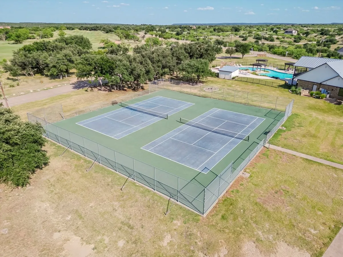 Tennis Courts by the pool.