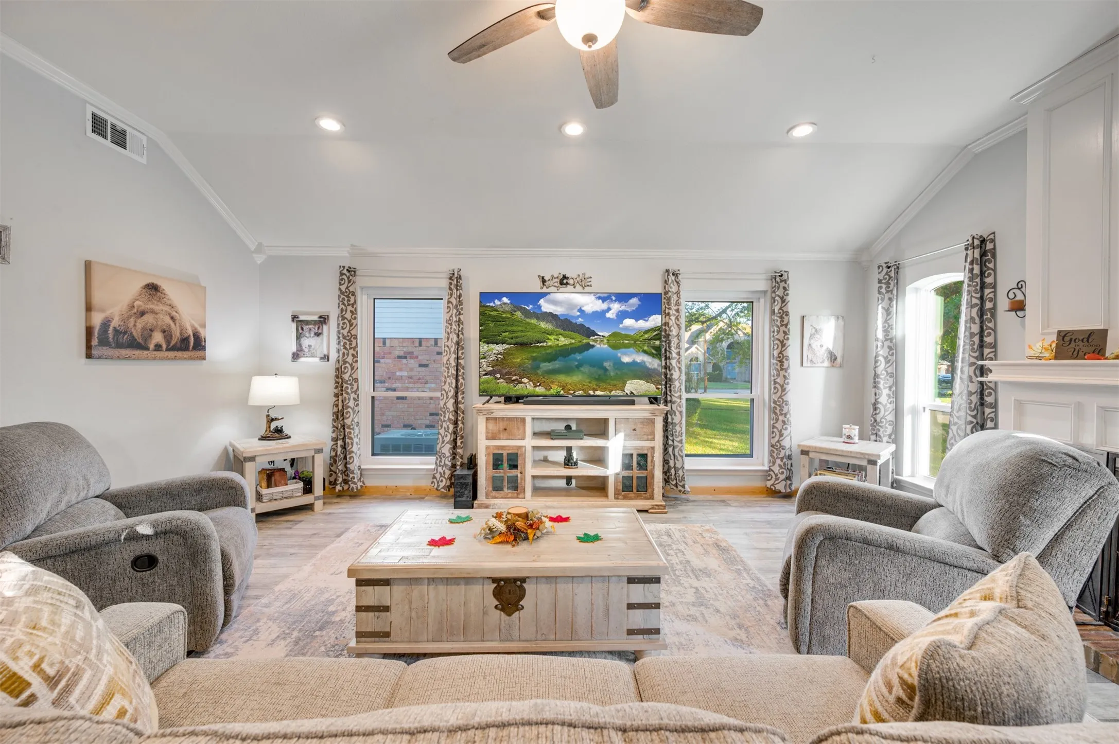 Light and bright living room