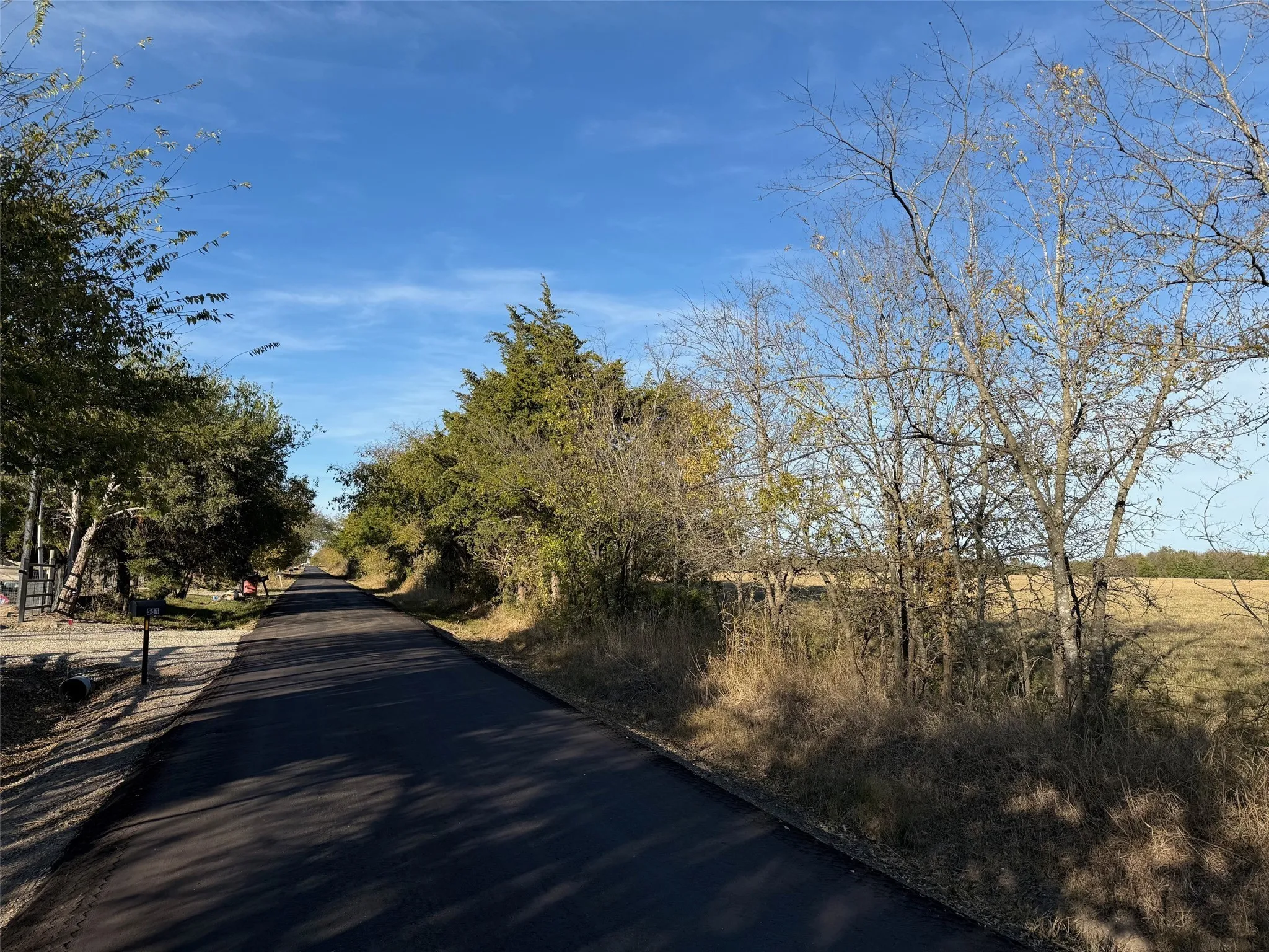View of asphalt street