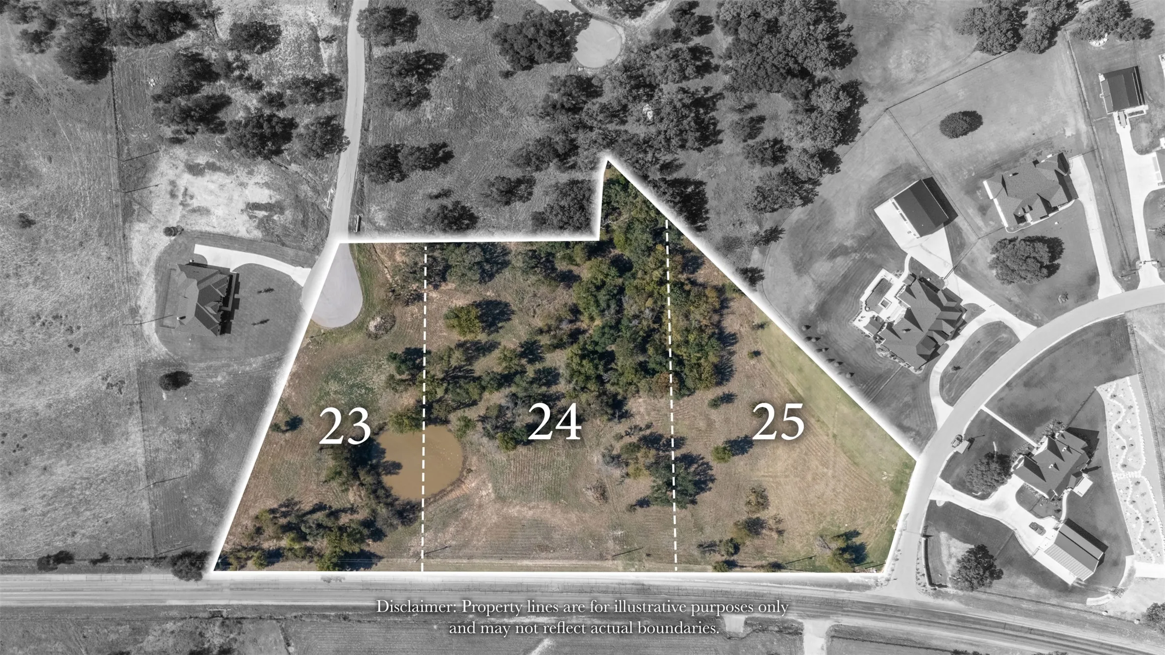 Map / location with property boundaries highlighted