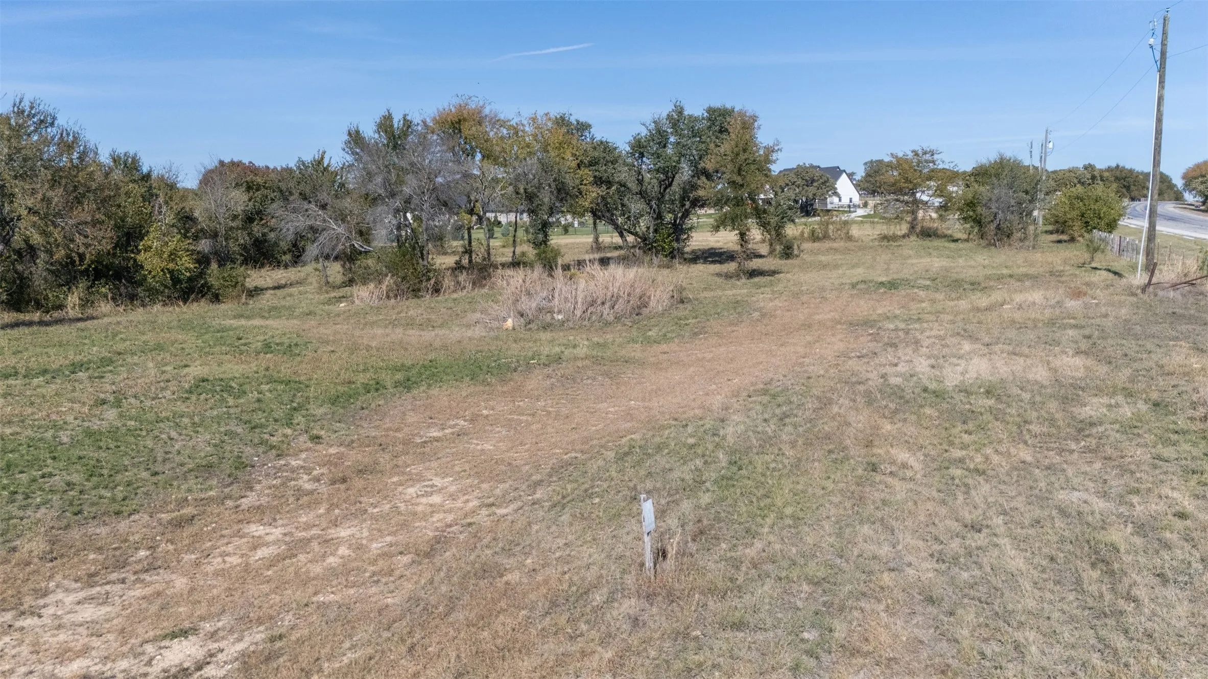 View of yard featuring a view of countryside