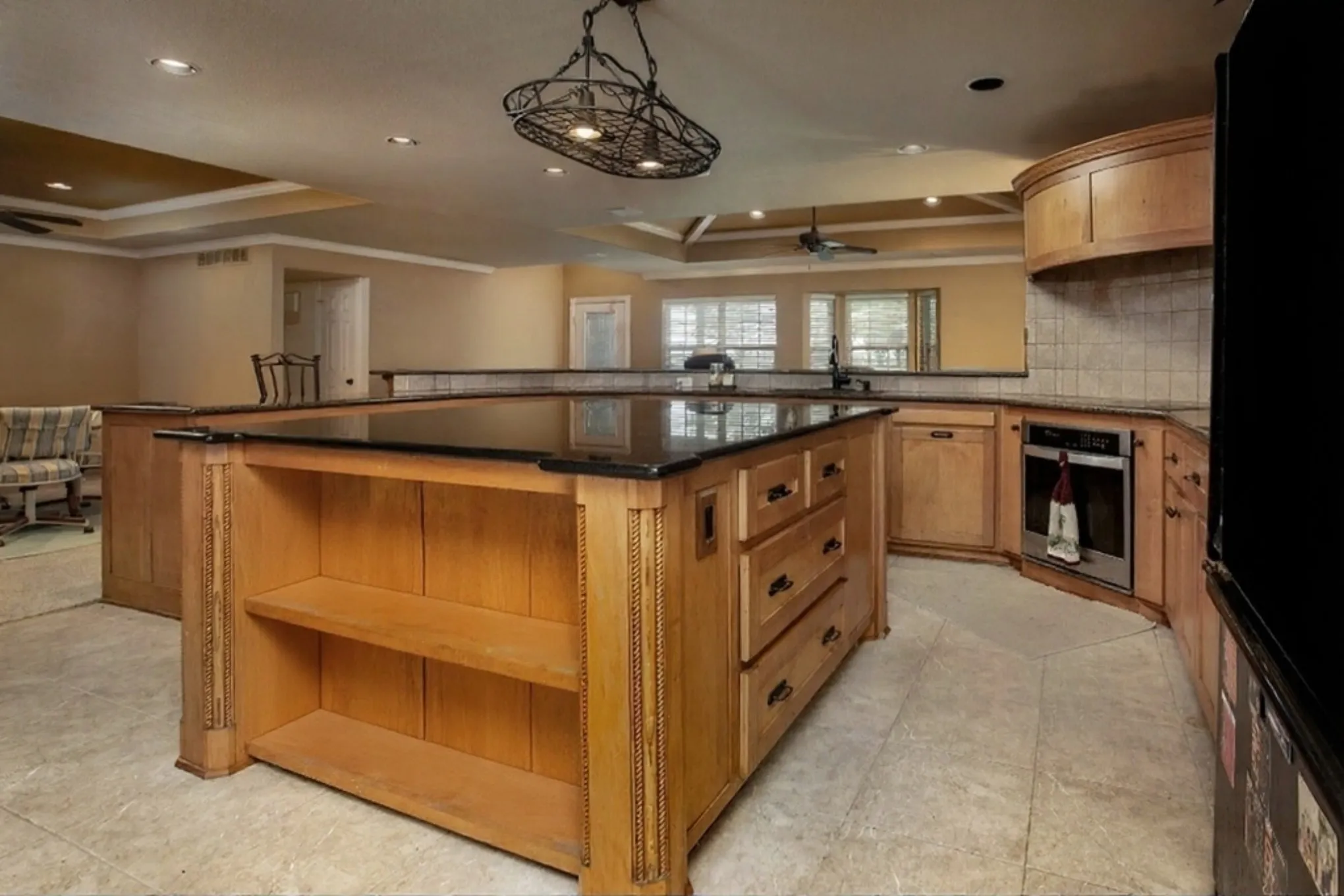 Furniture and decor virtually removed.