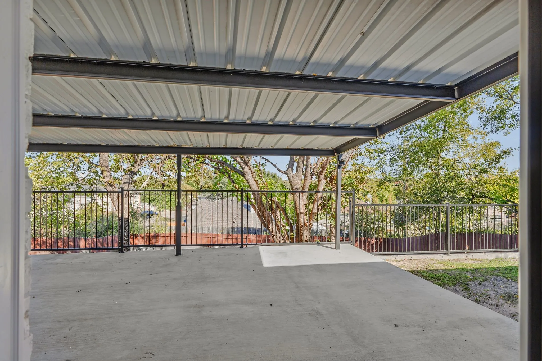 View of patio