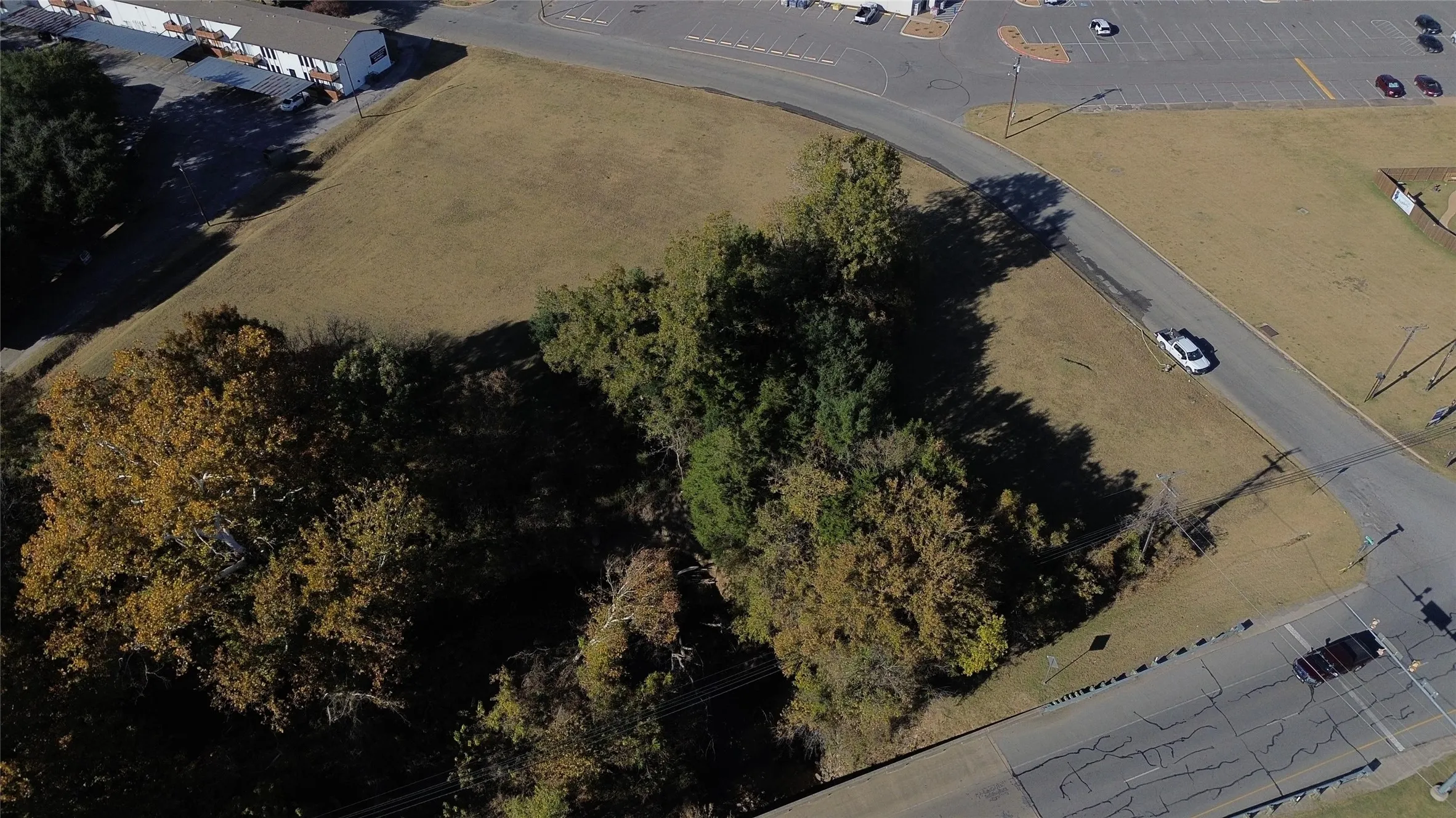 Aerial overview of property's location