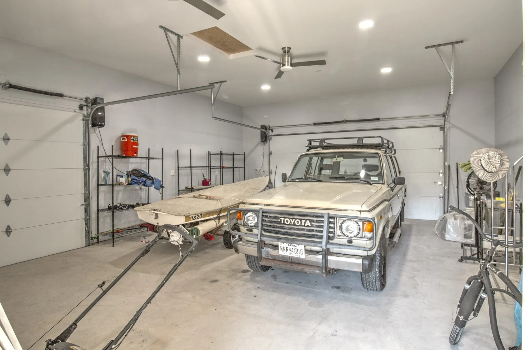 Two+ Car Garage, washer and dryer plumbing, hot water fixtures inside and out! Wired for anything, including a welding system!
