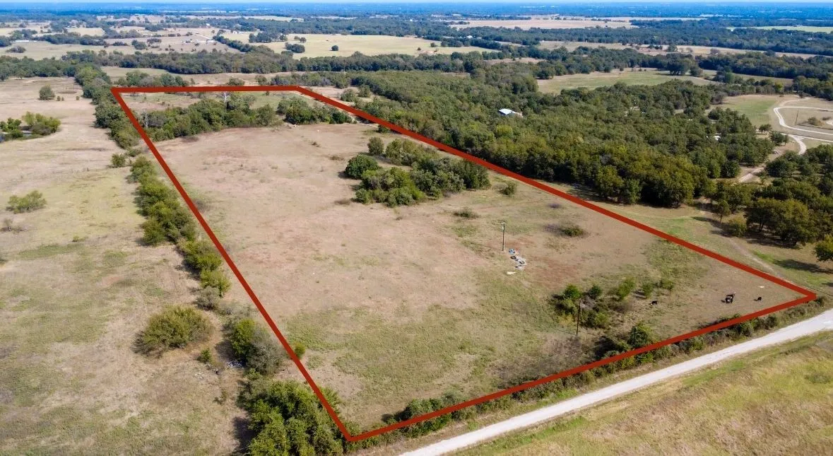 View of rural area with property parcel outlined