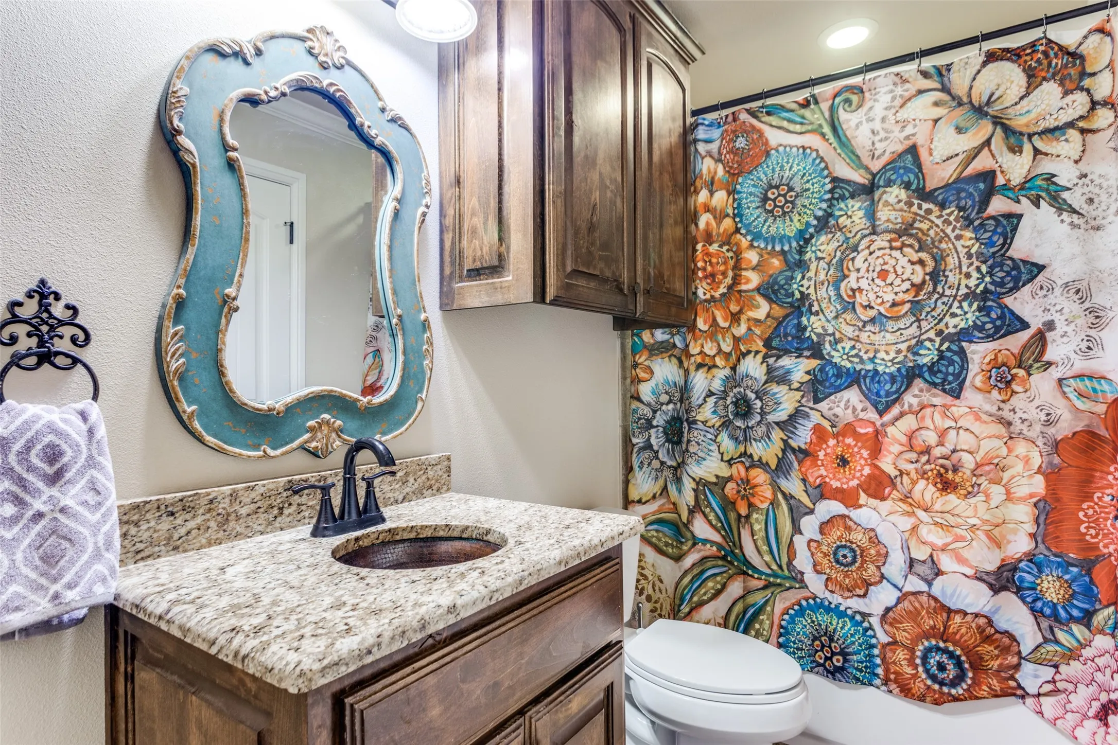 Second level bathroom.
