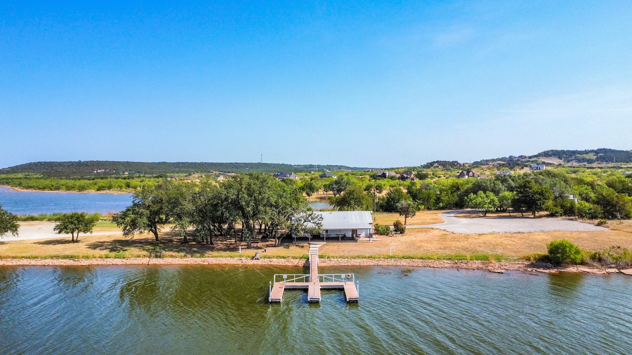 Walking distance to cabin and boat dock.