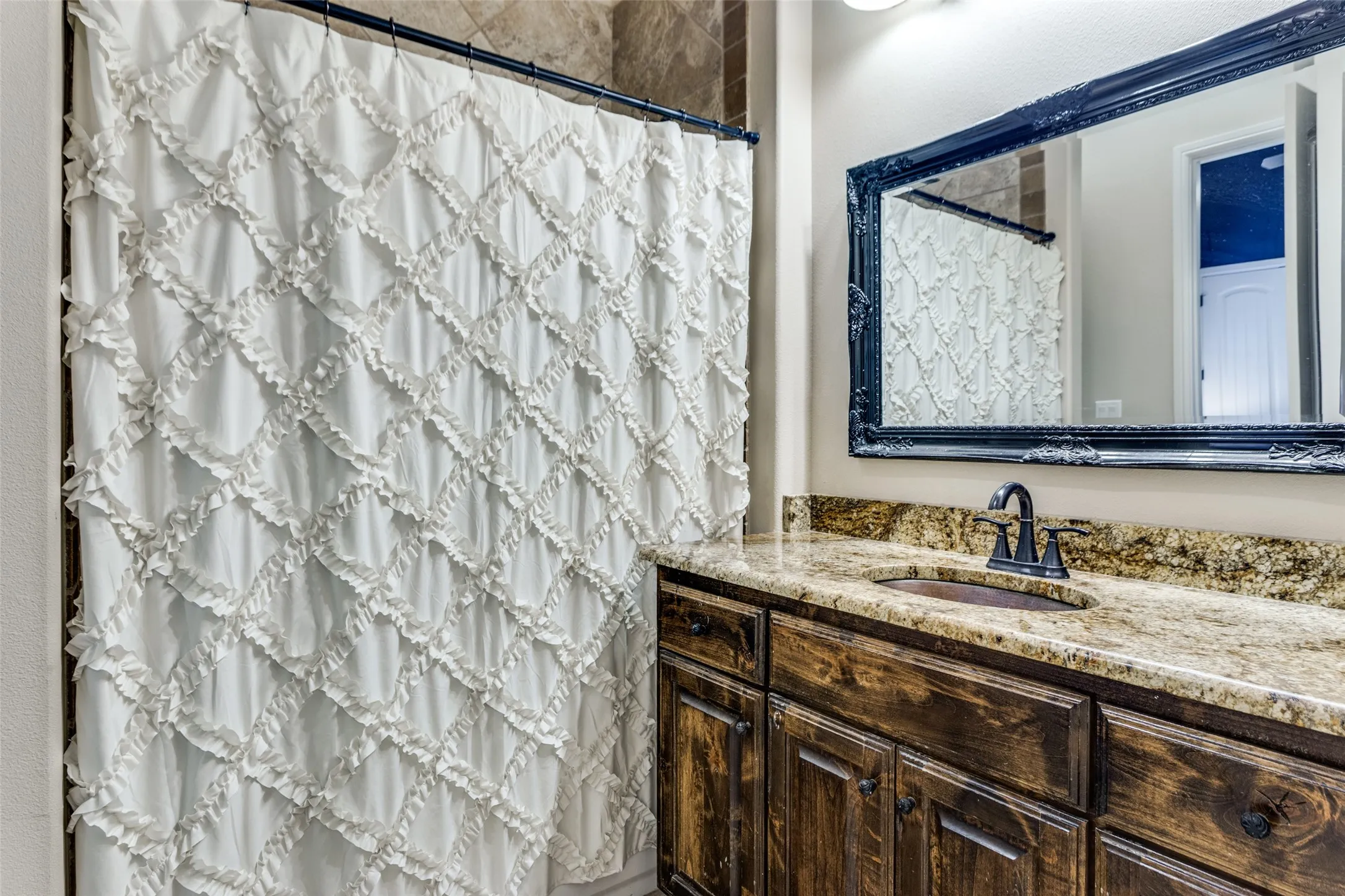Jack and Jill bathroom.