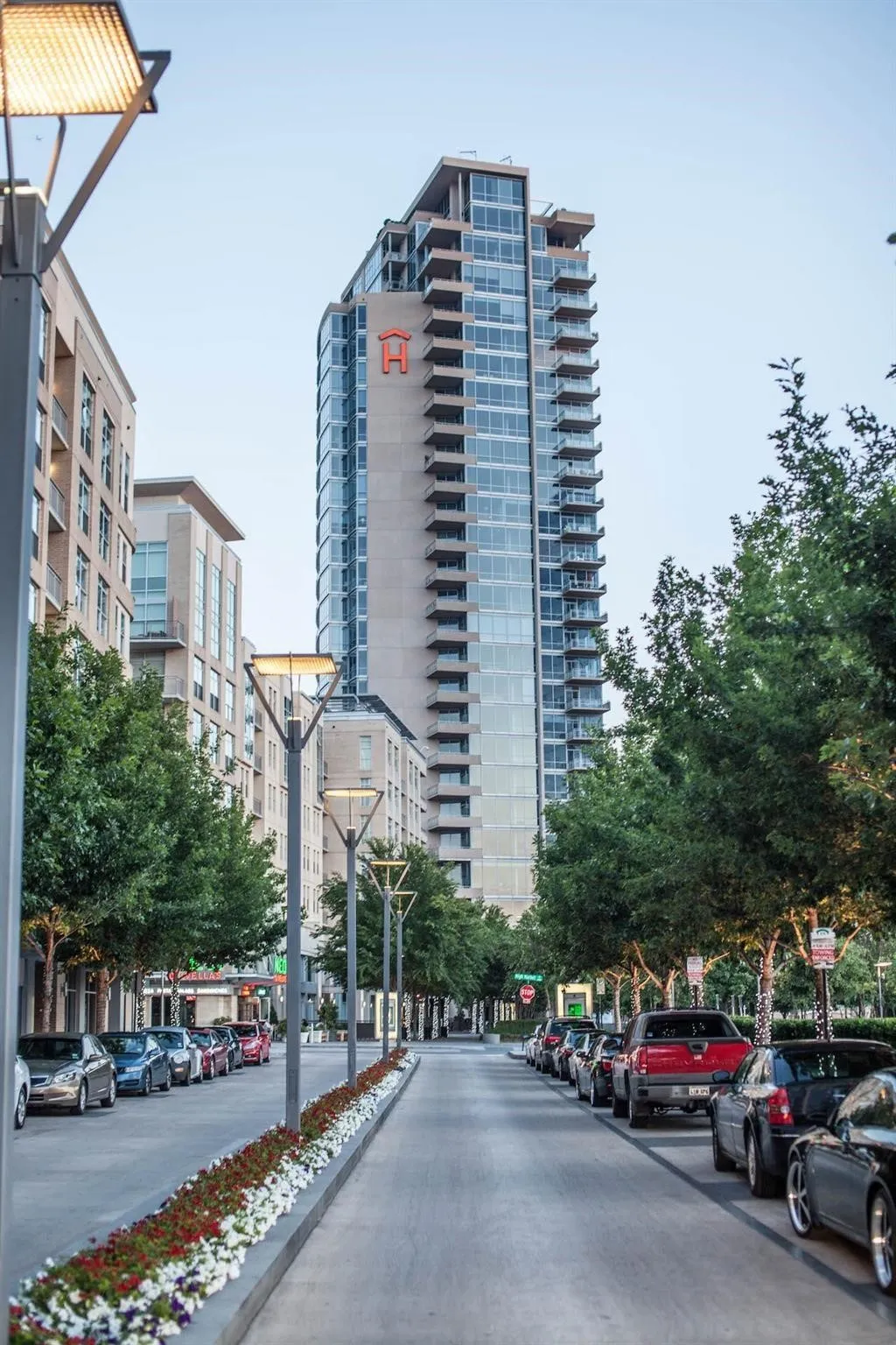 View of The House Condos from Victory Park