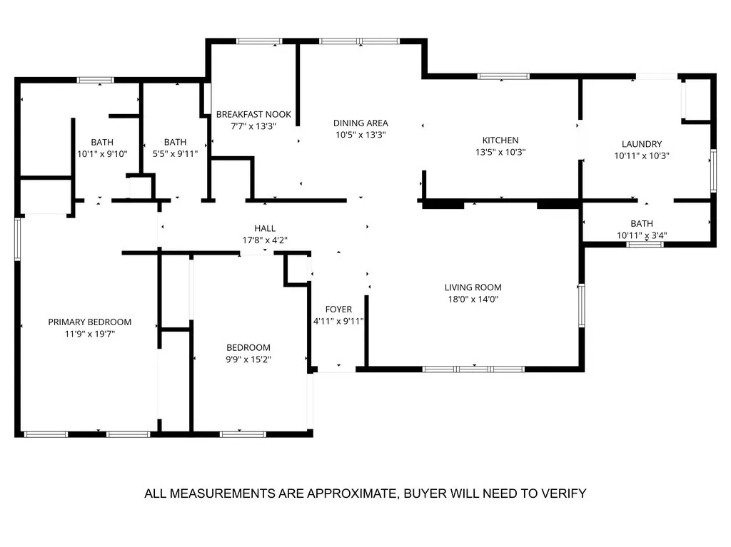 View of floor plan / room layout