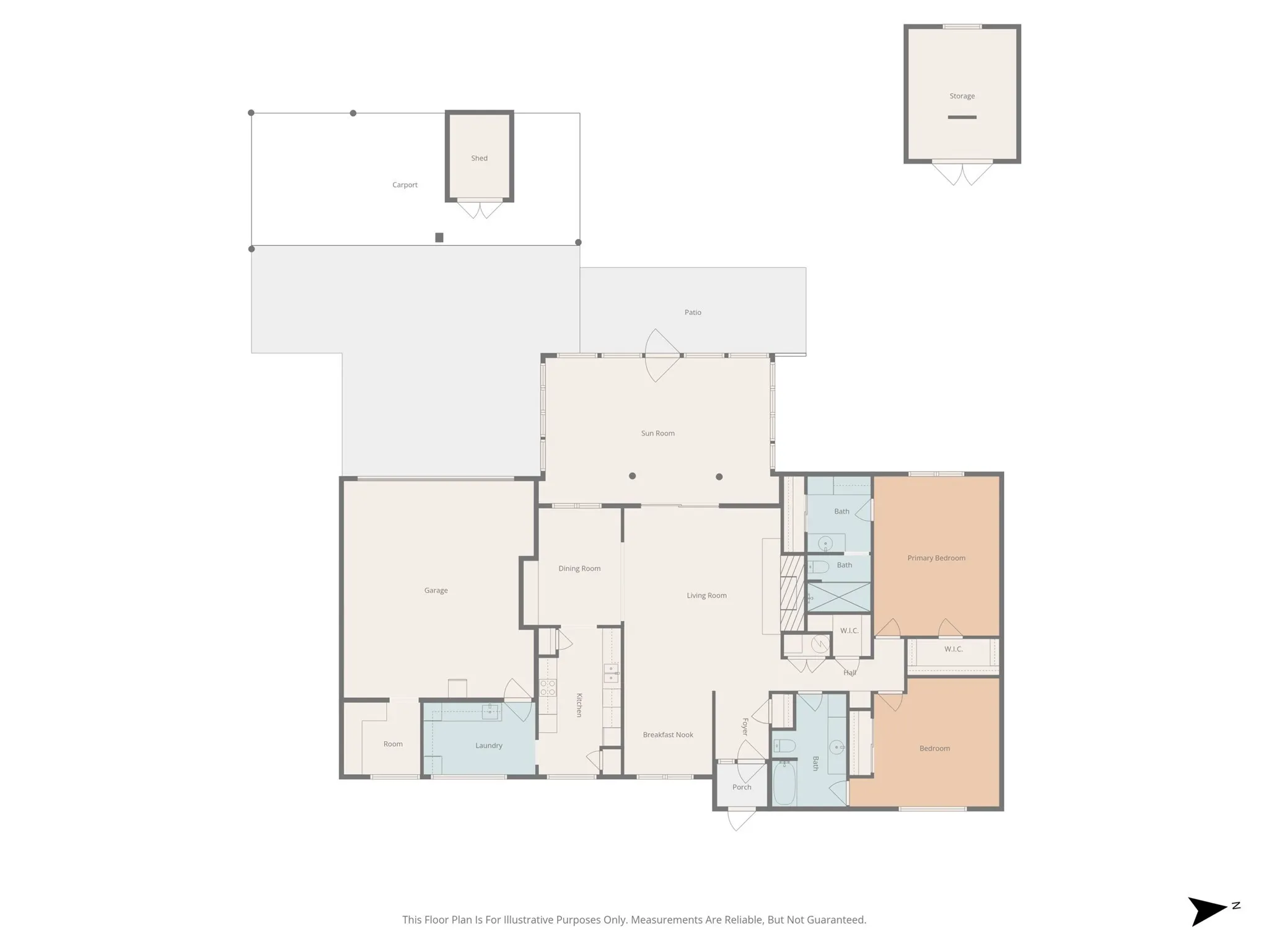 View of room layout