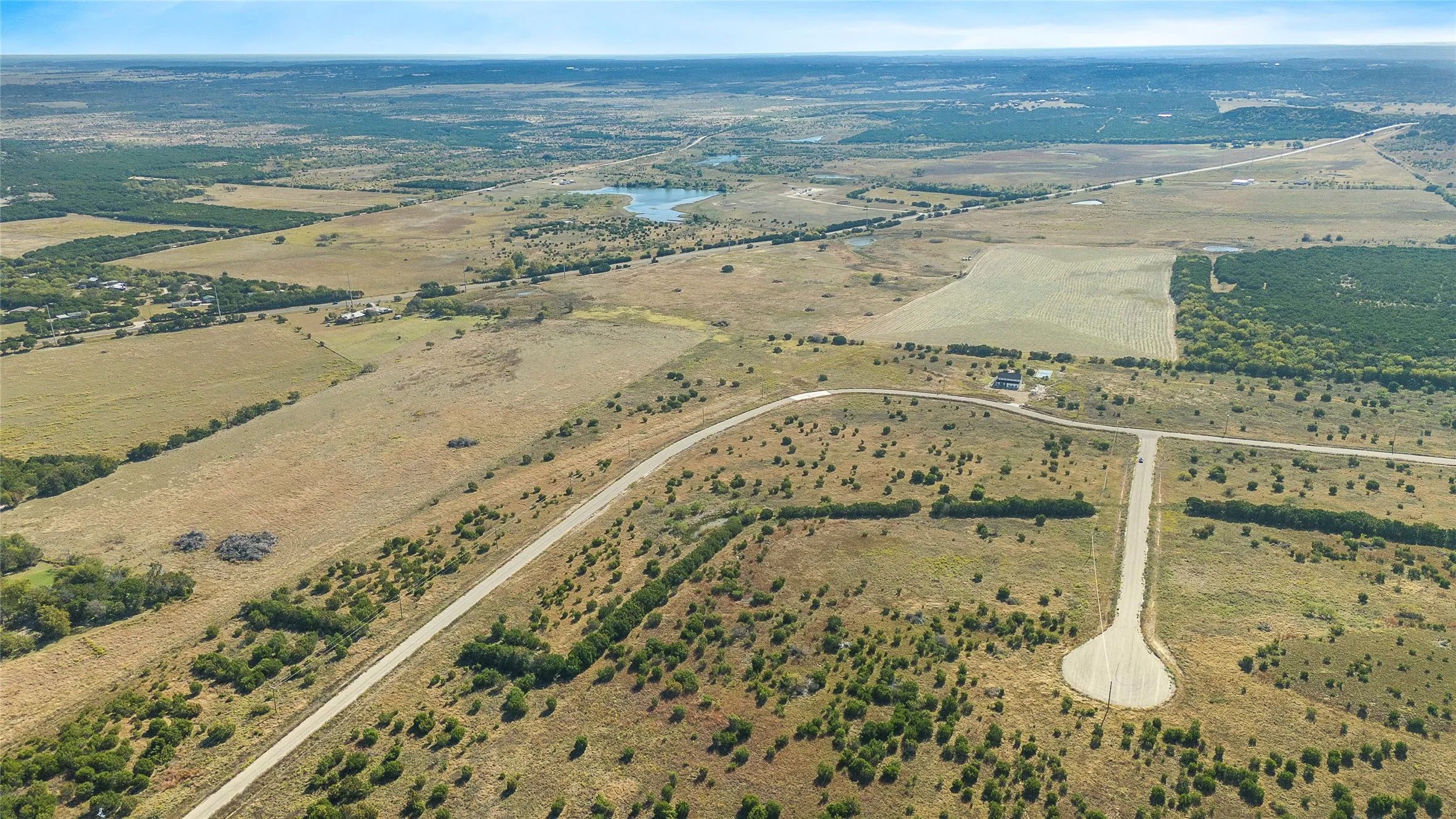 View of rural area featuring a large body of water