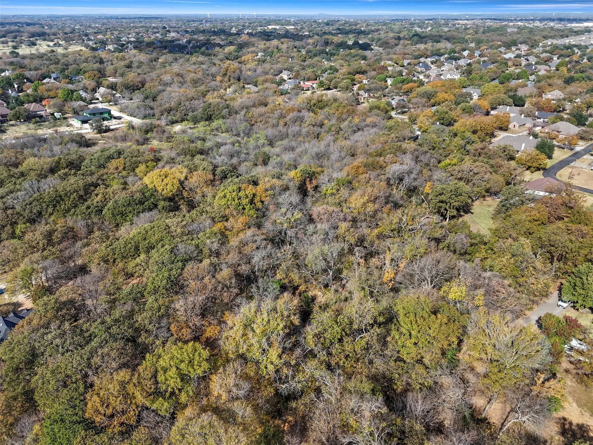 Aerial view of property's location